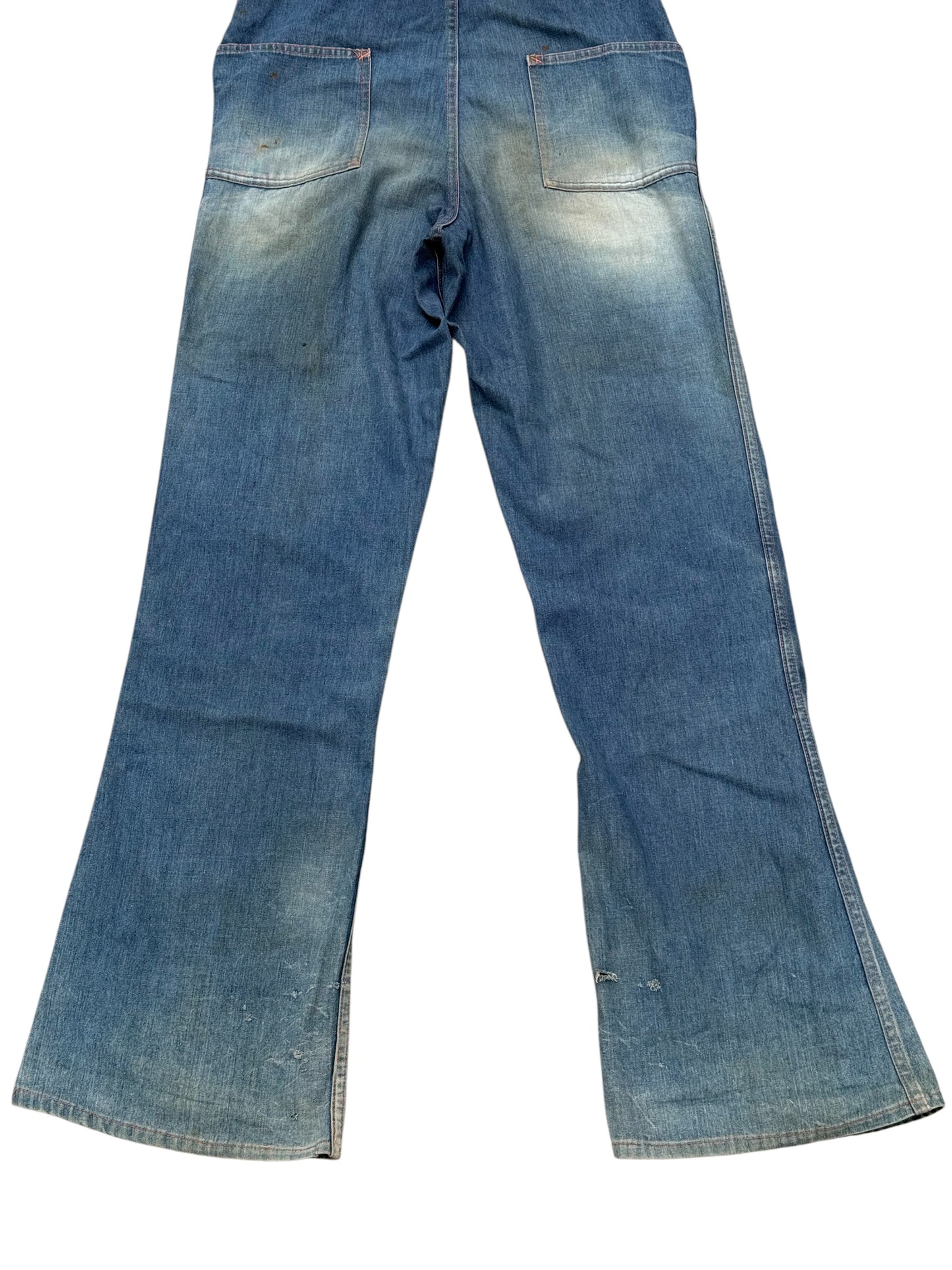 Vintage 1960s–1970s Ben Davis Selvedge Denim Overalls