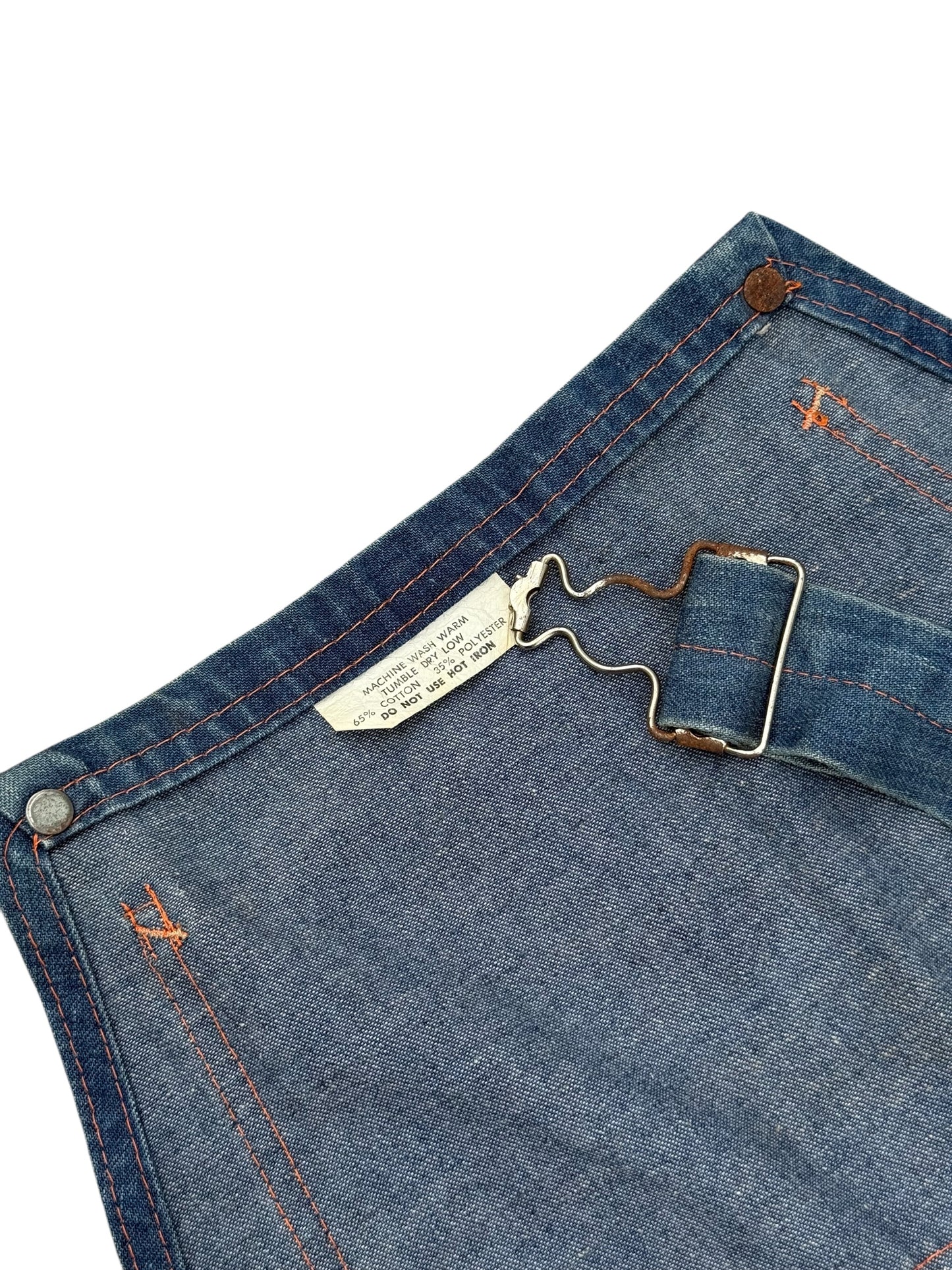Vintage 1960s–1970s Ben Davis Selvedge Denim Overalls