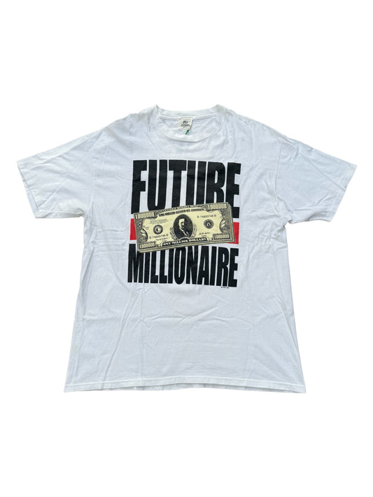 Vintage 1990s “Future Millionaire” Graphic Tshirt Made In USA