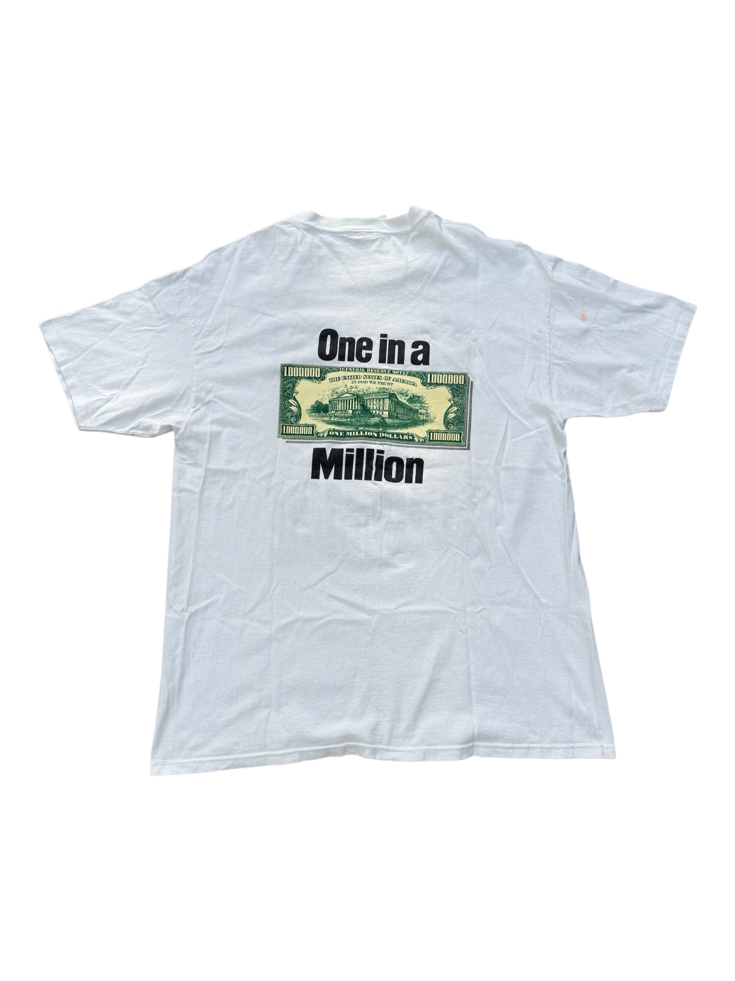 Vintage 1990s “Future Millionaire” Graphic Tshirt Made In USA