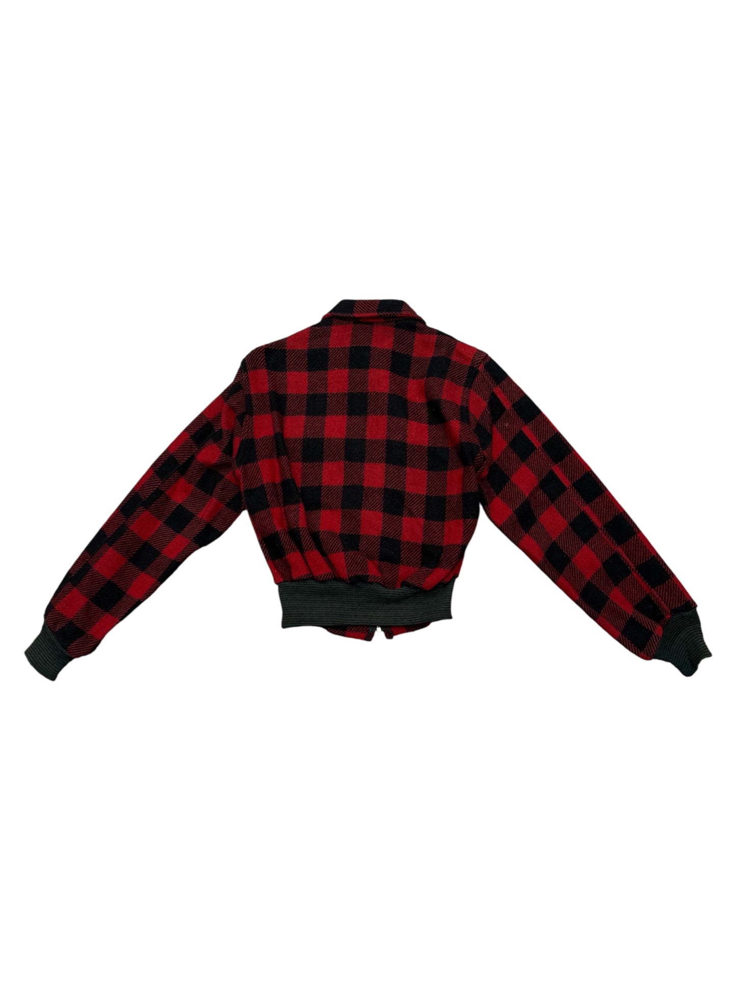 Rare 1940s–50s Big Yank Buffalo Plaid Wool Jacket