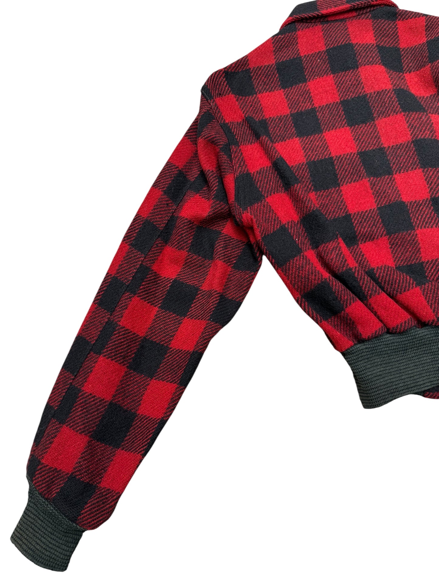 Rare 1940s–50s Big Yank Buffalo Plaid Wool Jacket
