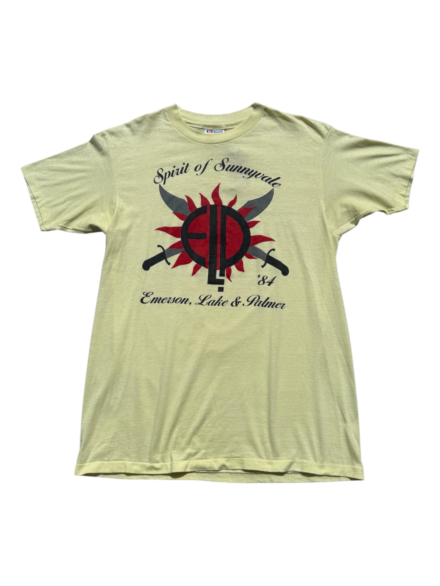 Vintage 1984 Emerson, Lake & Palmer Spirit of Sunnyvale Tour T-Shirt