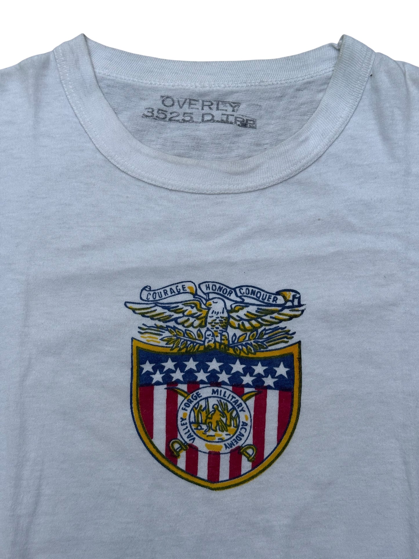 Rare Vintage 1940s Valley Forge Military Academy Tshirt