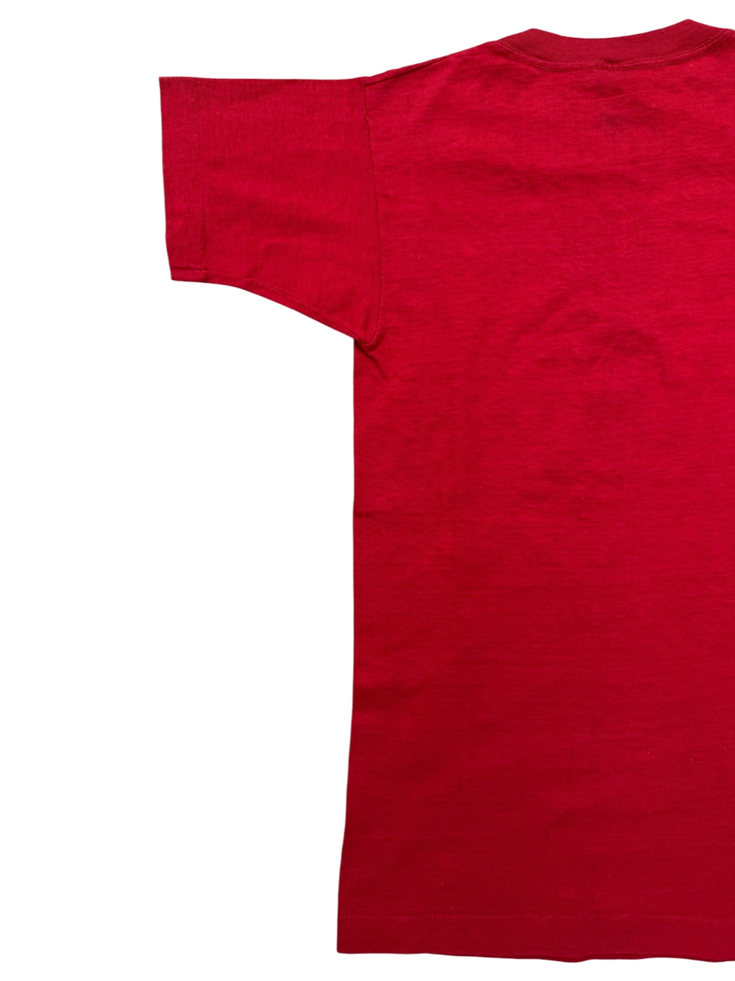 Vintage 1950s–60s Texas Tech Champion Running Man T-Shirt – Red Collegiate Tee