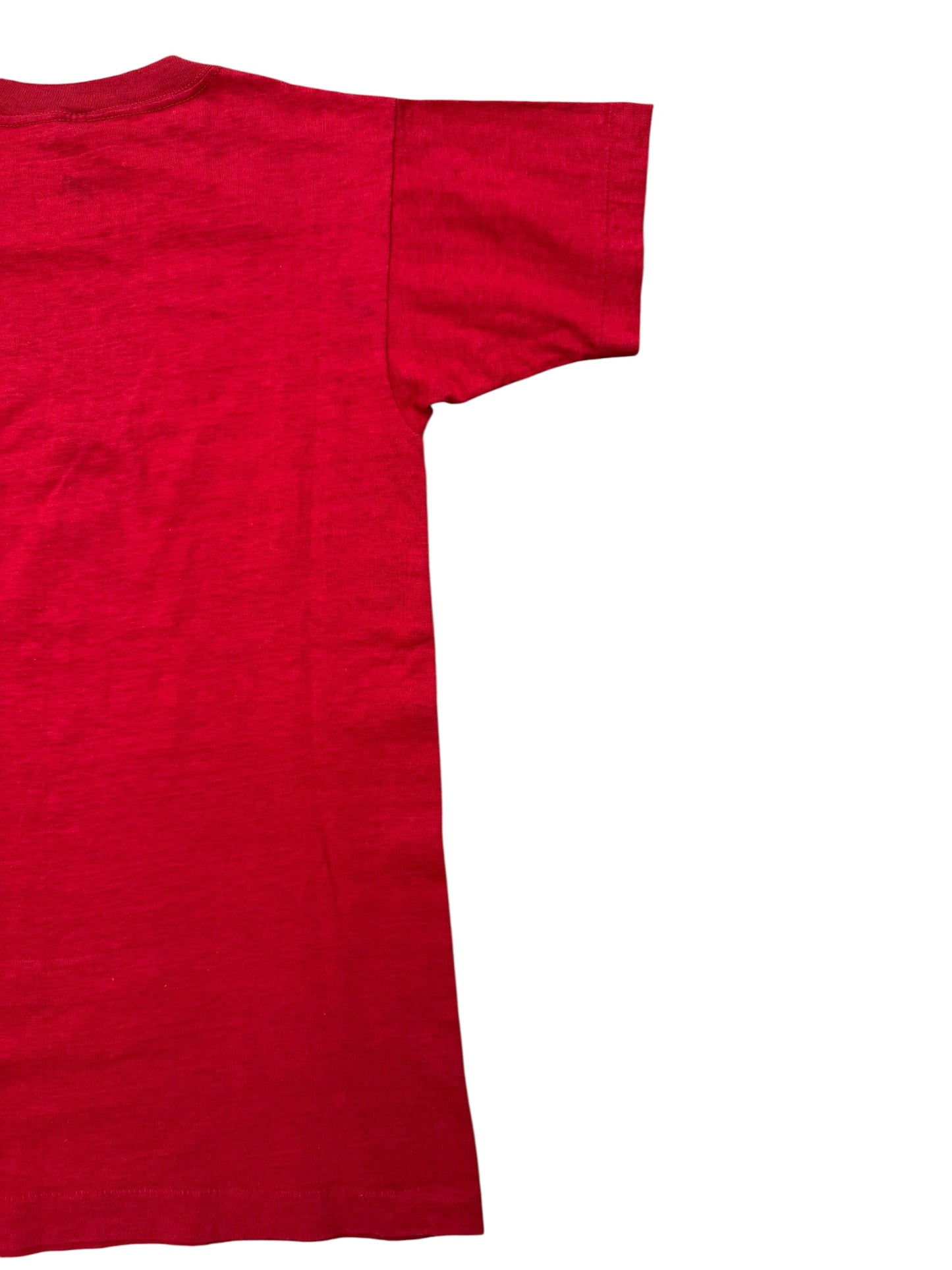 Vintage 1950s–60s Texas Tech Champion Running Man T-Shirt – Red Collegiate Tee