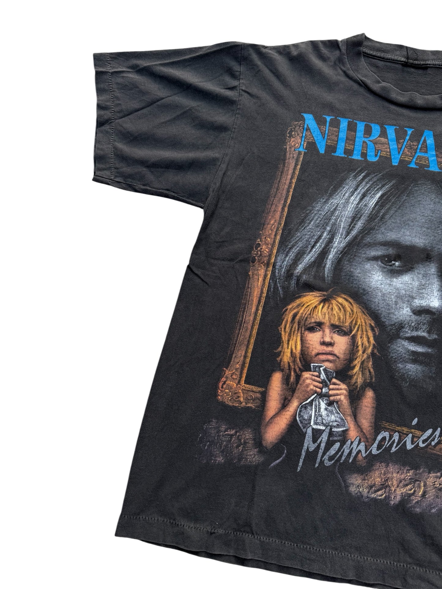 Vintage 90s Kurt Cobain Memorial Tshirt Nirvana