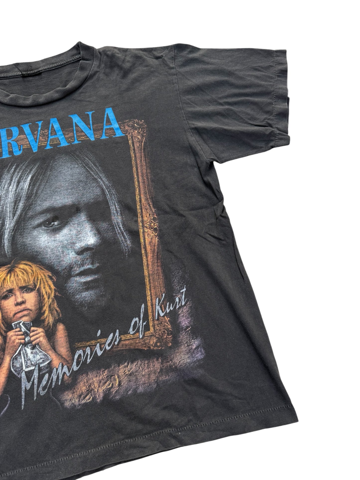 Vintage 90s Kurt Cobain Memorial Tshirt Nirvana