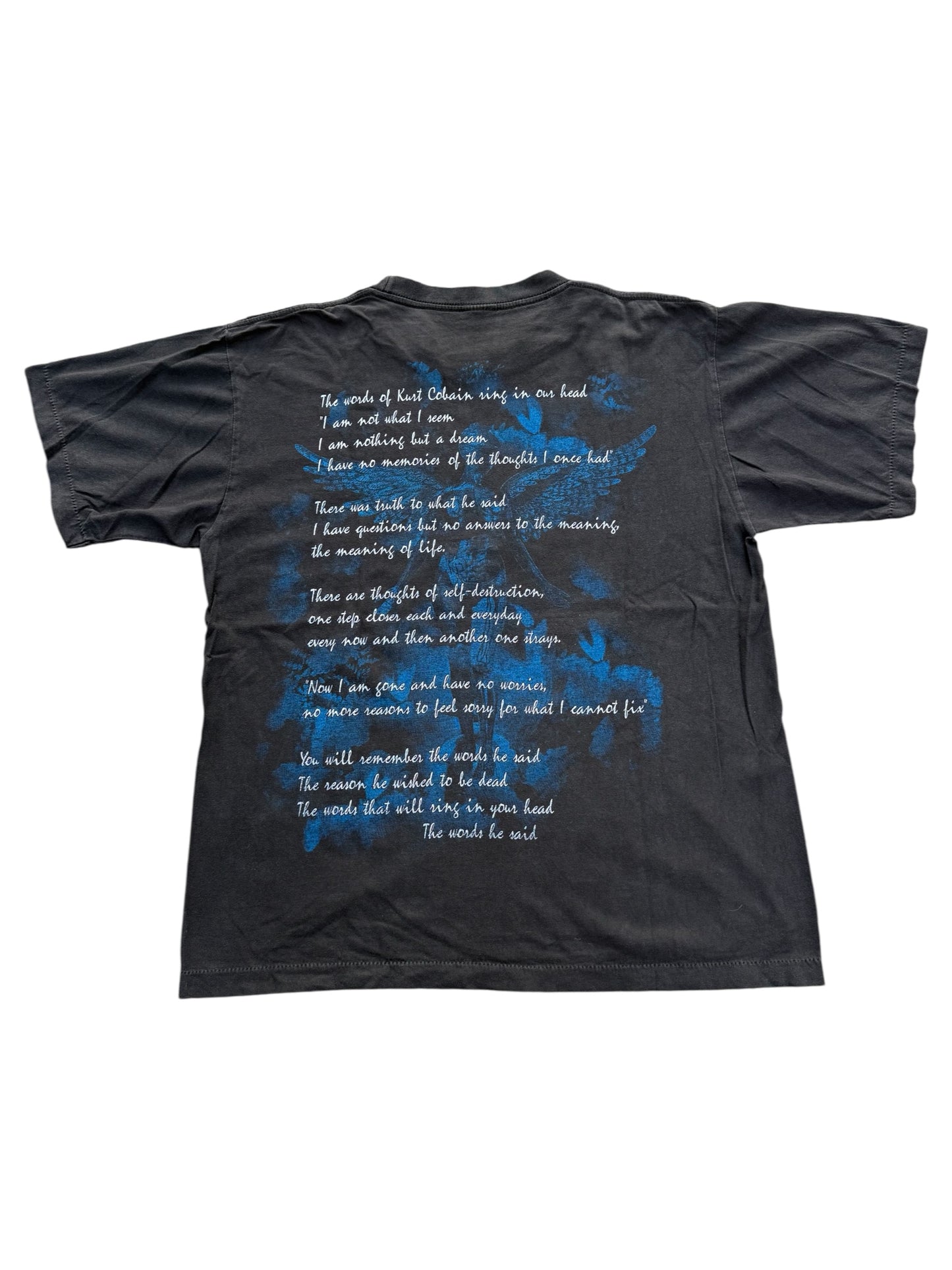 Vintage 90s Kurt Cobain Memorial Tshirt Nirvana