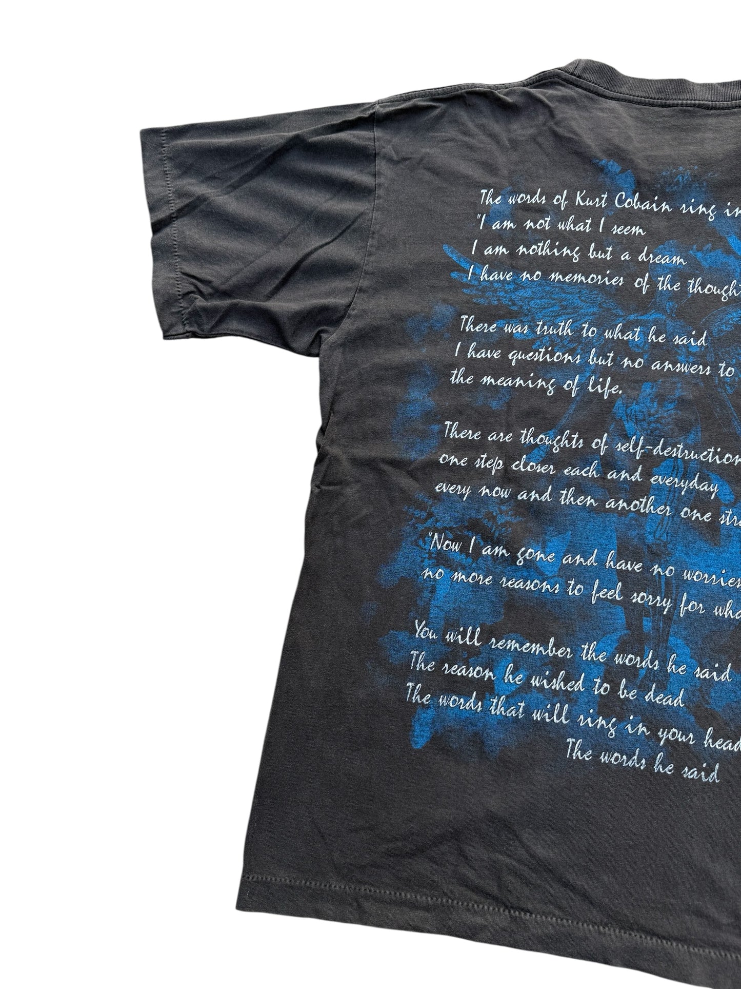 Vintage 90s Kurt Cobain Memorial Tshirt Nirvana