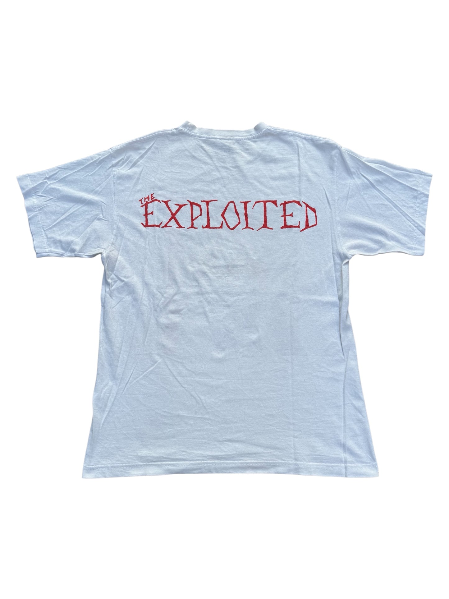 Vintage 1998 The Exploited Band Tshirt Popworld Promotions Razamataz UK
