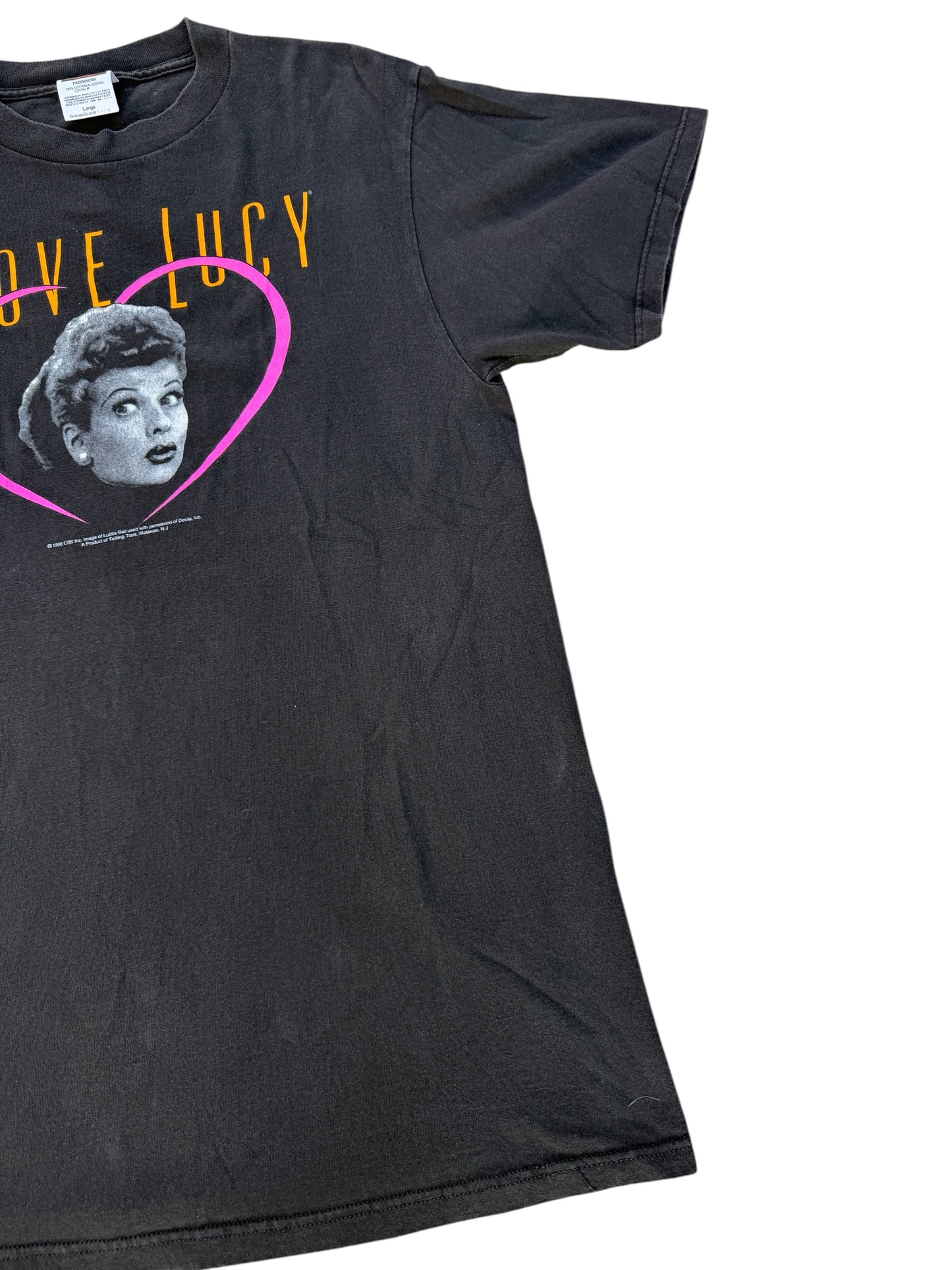 Vintage 90s I Love Lucy CBS Licensed Tshirt Classic Sitcom Collectible