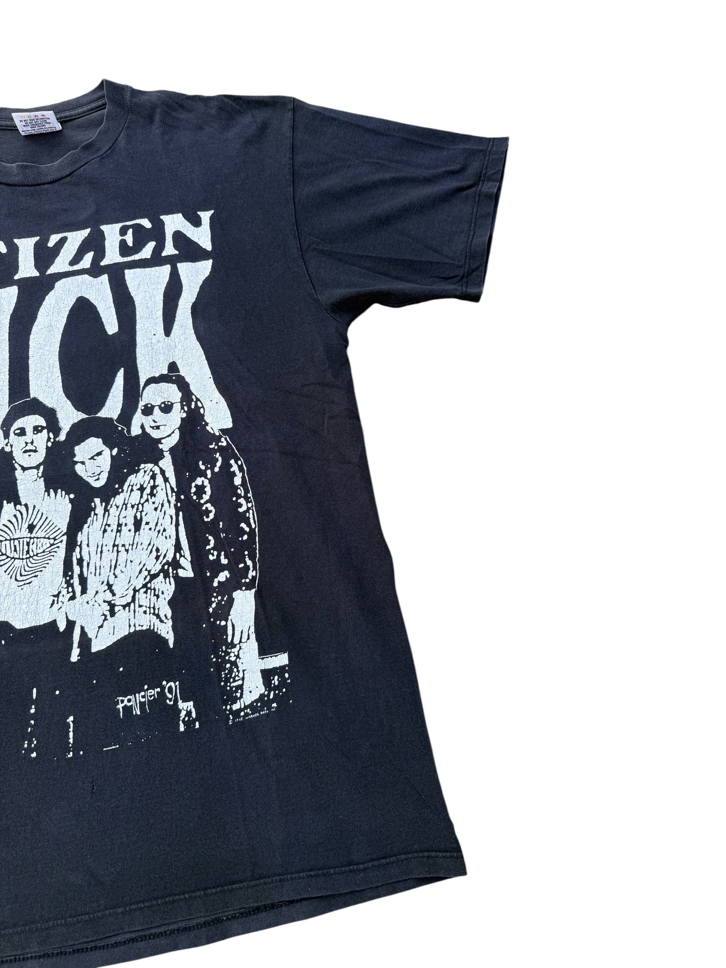 Vintage 1991 Citizen Dick Band Tshirt Singles Movie Warner Bros Grunge Rock