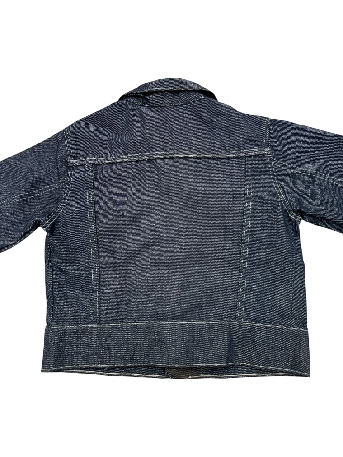 Vintage Sears Toughskins Boys Selvedge Denim Jacket Made in USA