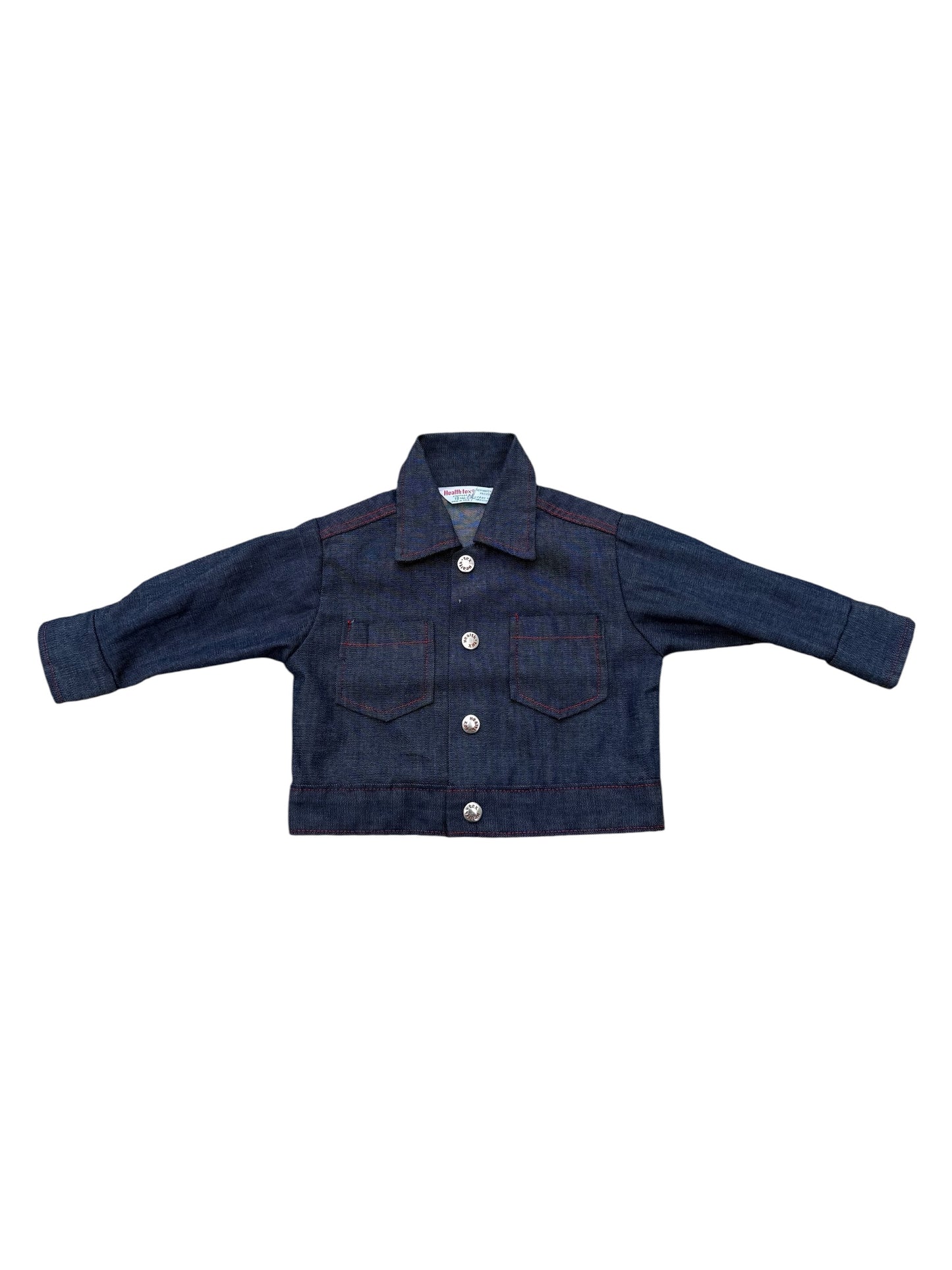 Vintage Health-tex Kids Selvedge Denim Jacket Made in USA