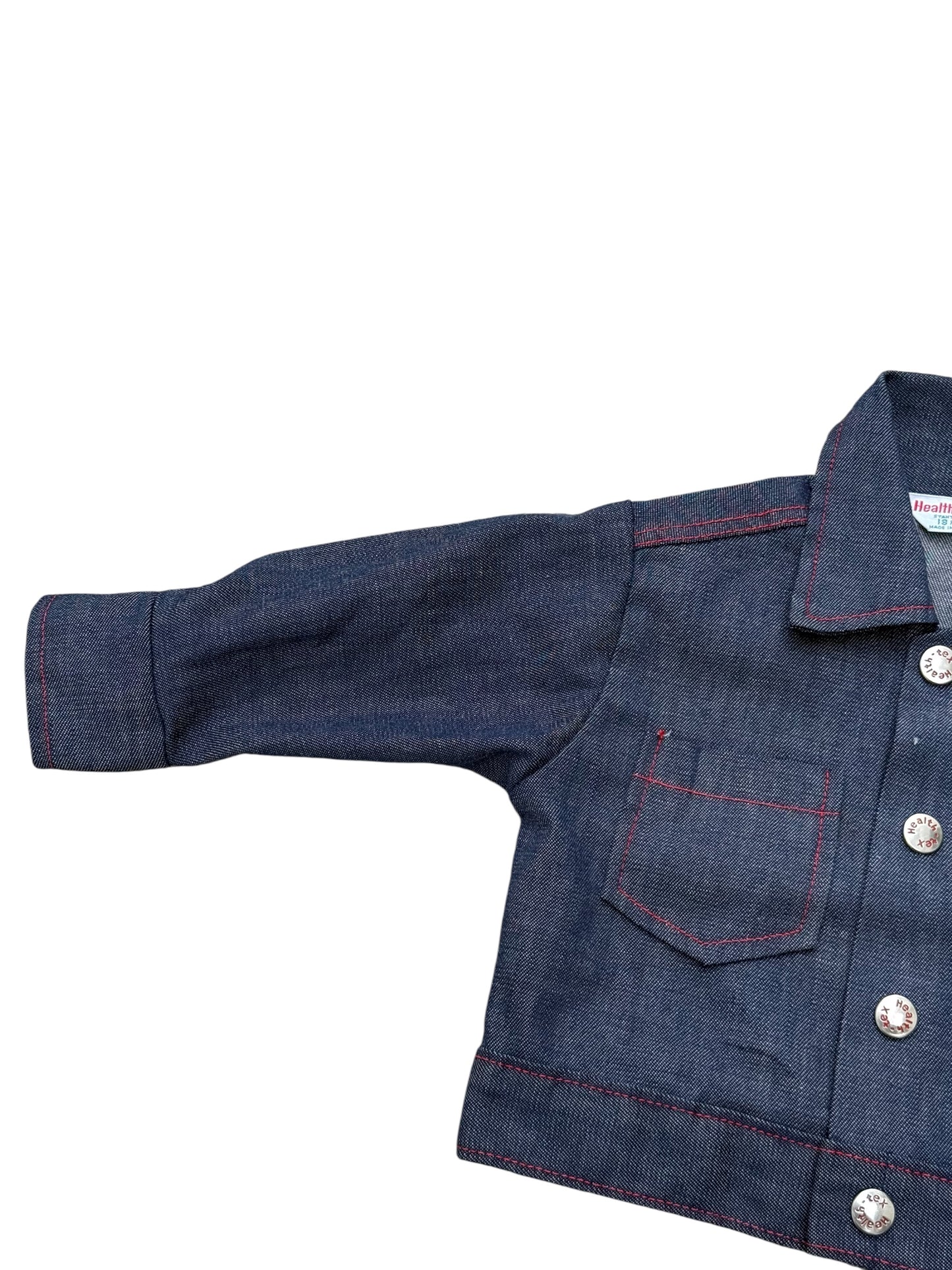 Vintage Health-tex Kids Selvedge Denim Jacket Made in USA