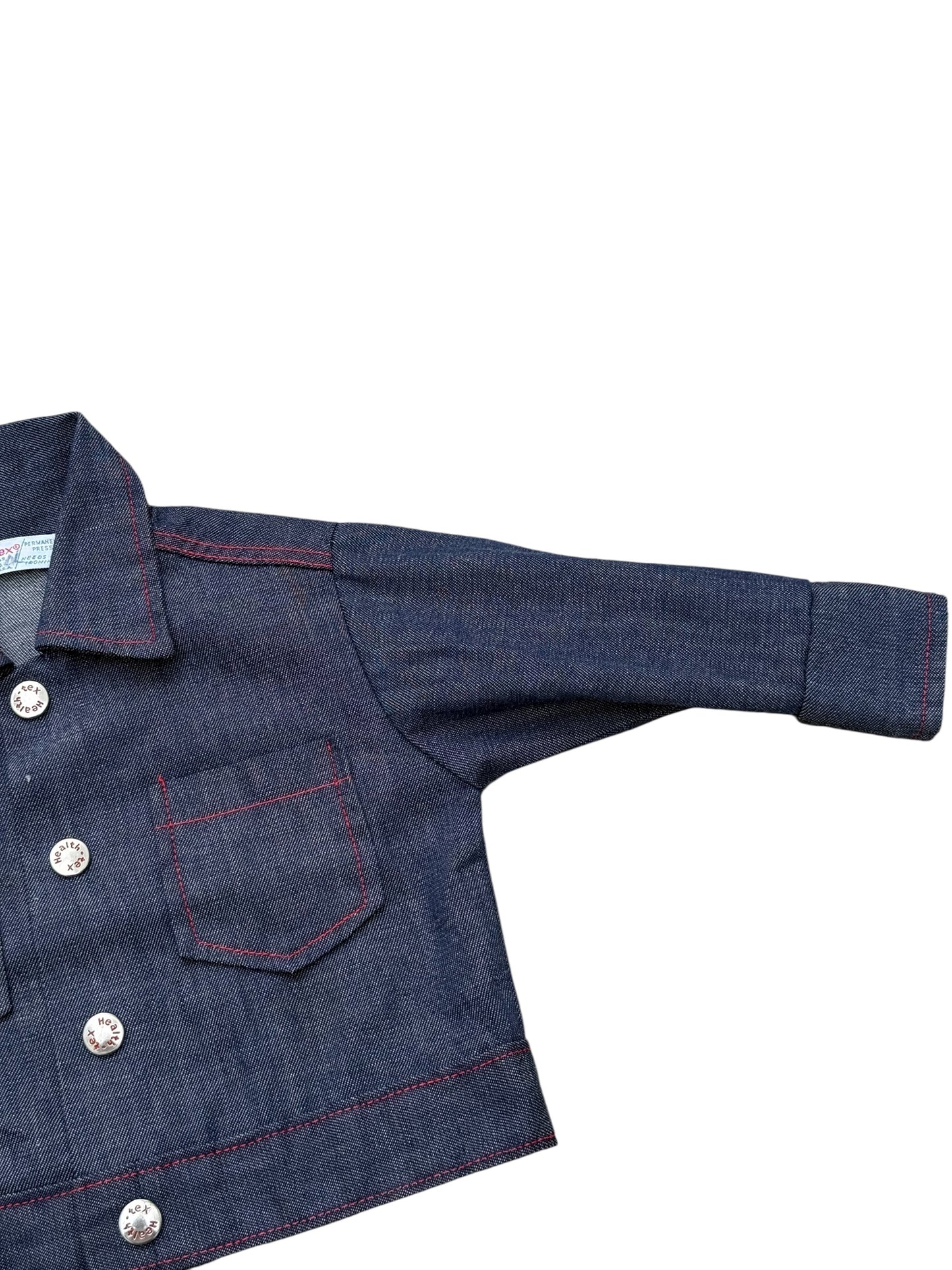 Vintage Health-tex Kids Selvedge Denim Jacket Made in USA