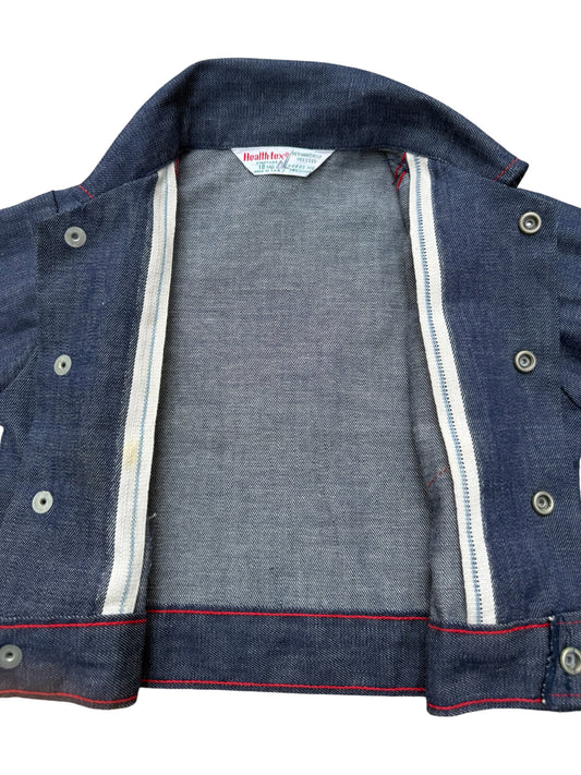 Vintage Health-tex Kids Selvedge Denim Jacket Made in USA