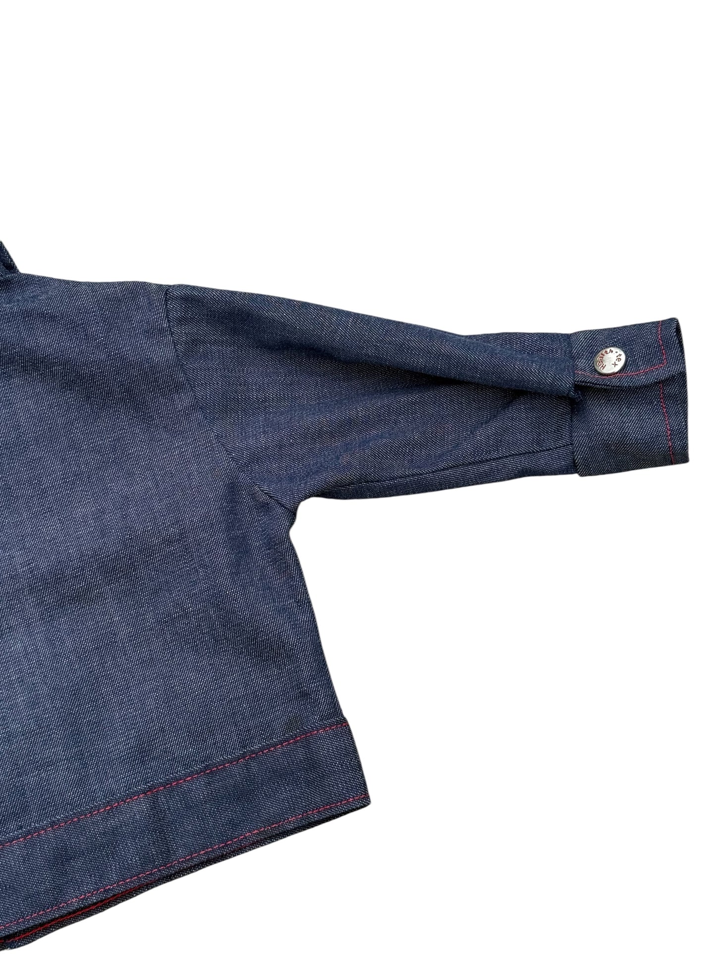Vintage Health-tex Kids Selvedge Denim Jacket Made in USA
