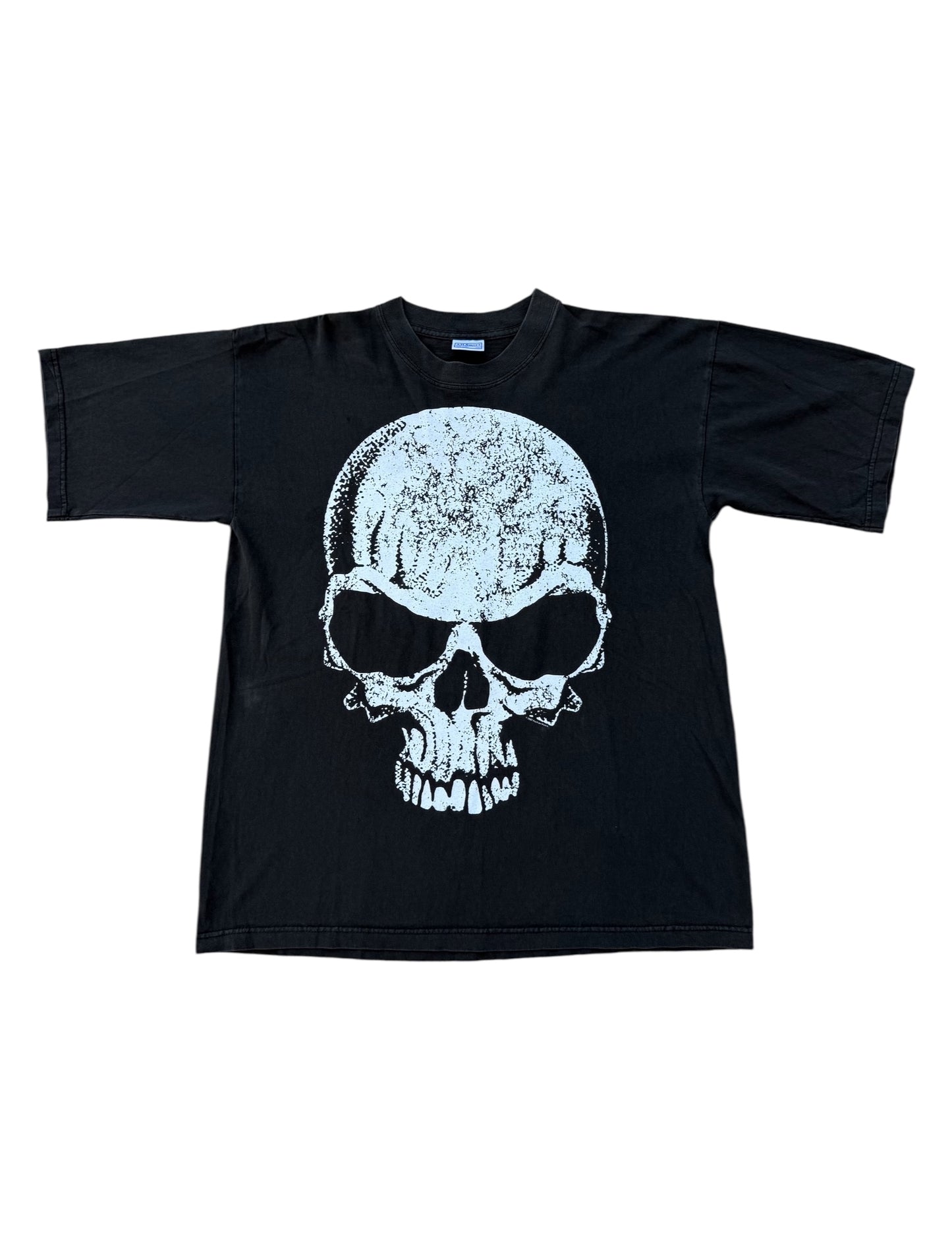 Vintage 2007 Fashion Victim Skull Graphic Tshirt Punk Biker