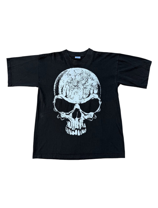 Vintage 2007 Fashion Victim Skull Graphic Tshirt Punk Biker