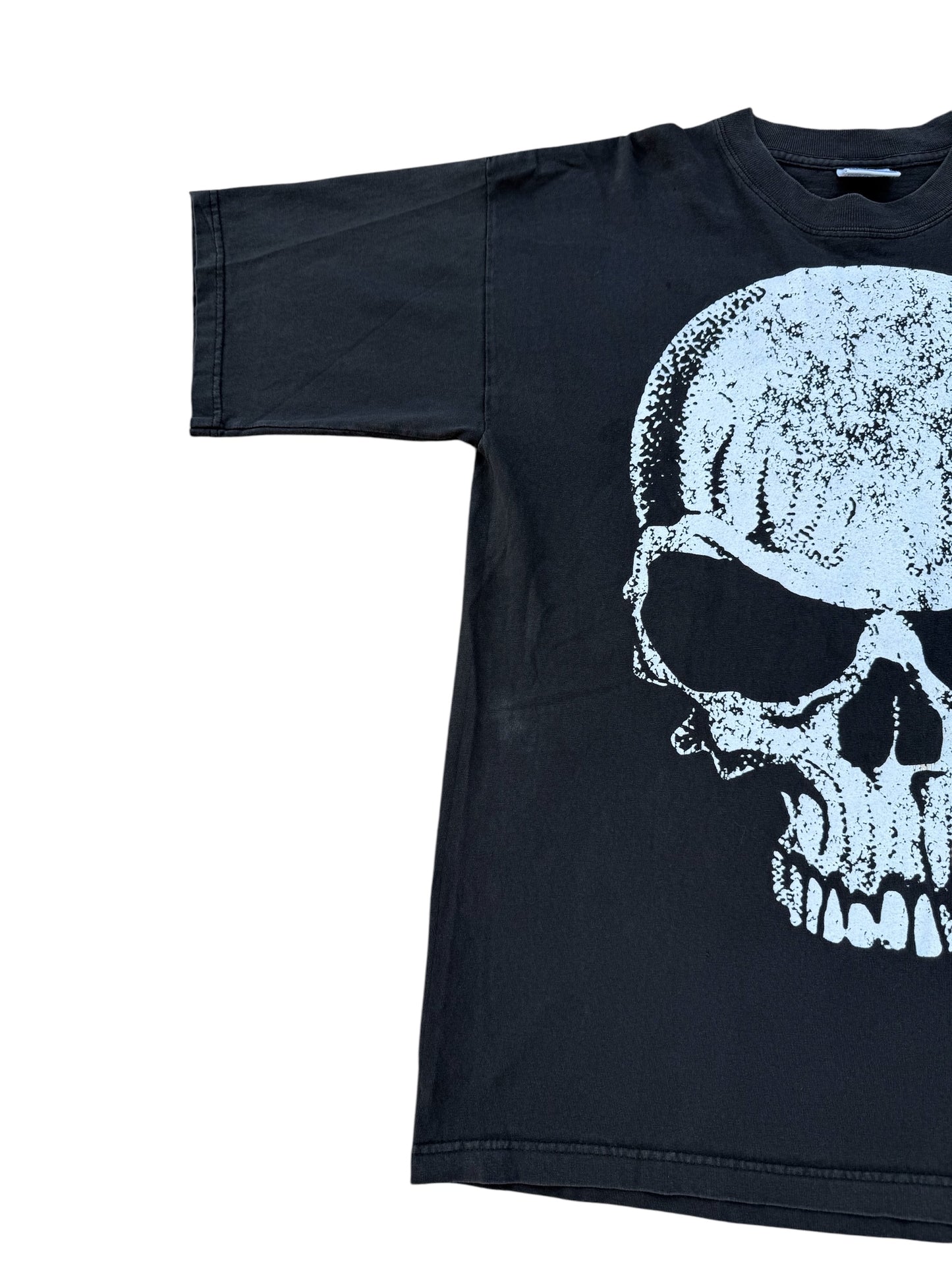 Vintage 2007 Fashion Victim Skull Graphic Tshirt Punk Biker