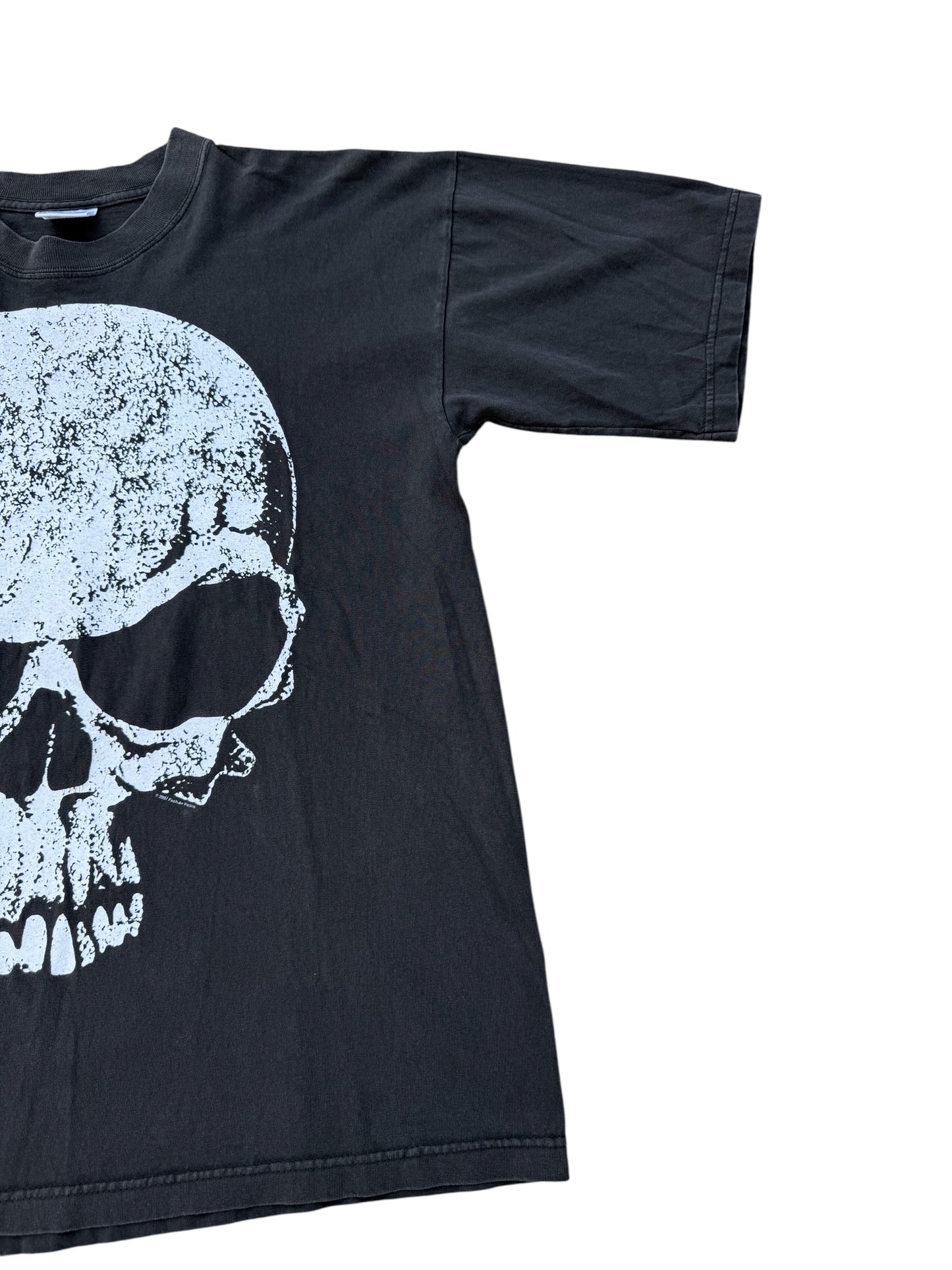 Vintage 2007 Fashion Victim Skull Graphic Tshirt Punk Biker