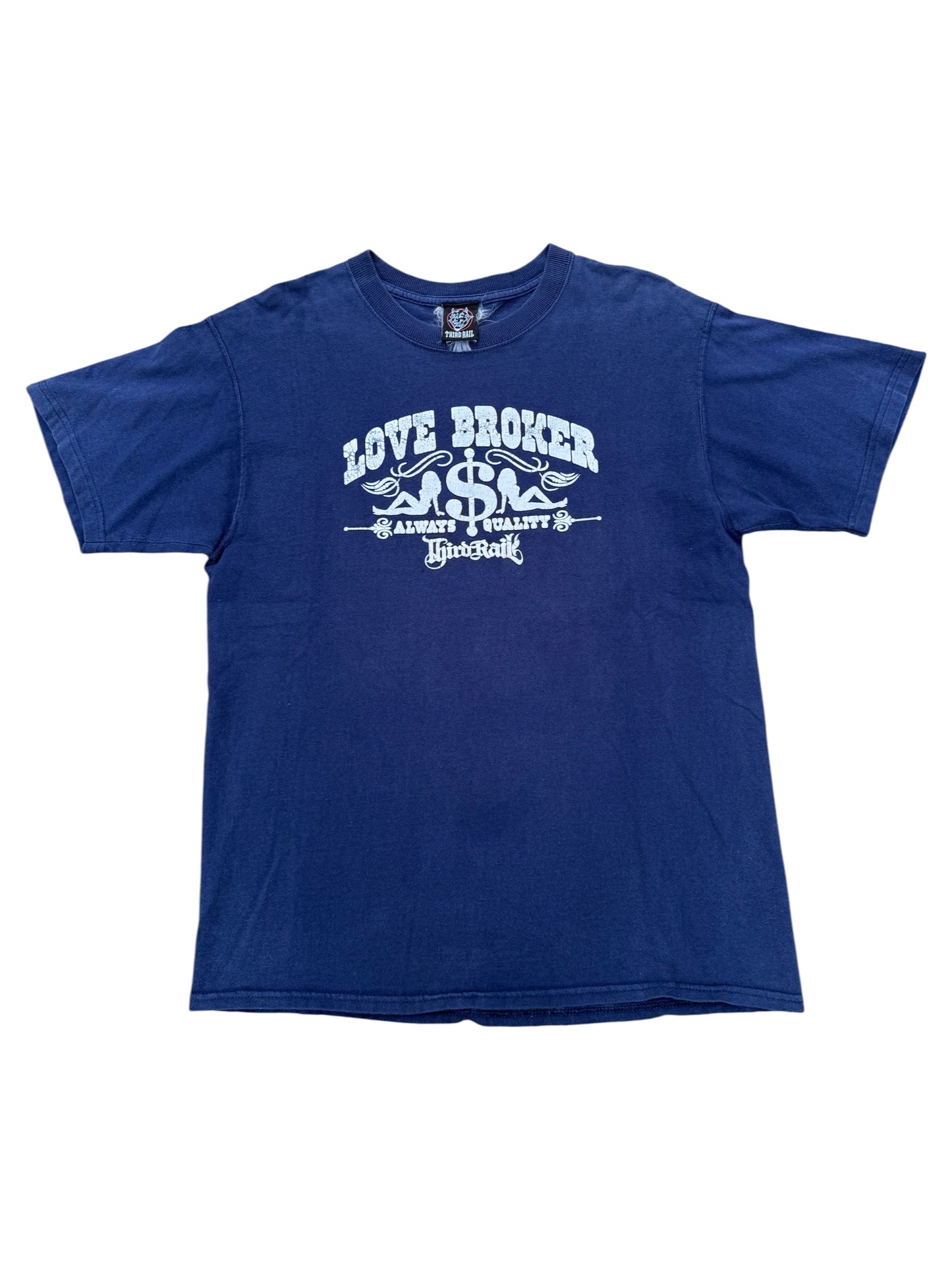 Vintage Third Rail Skateboard “Love Broker Always Quality” Graphic Tshirt