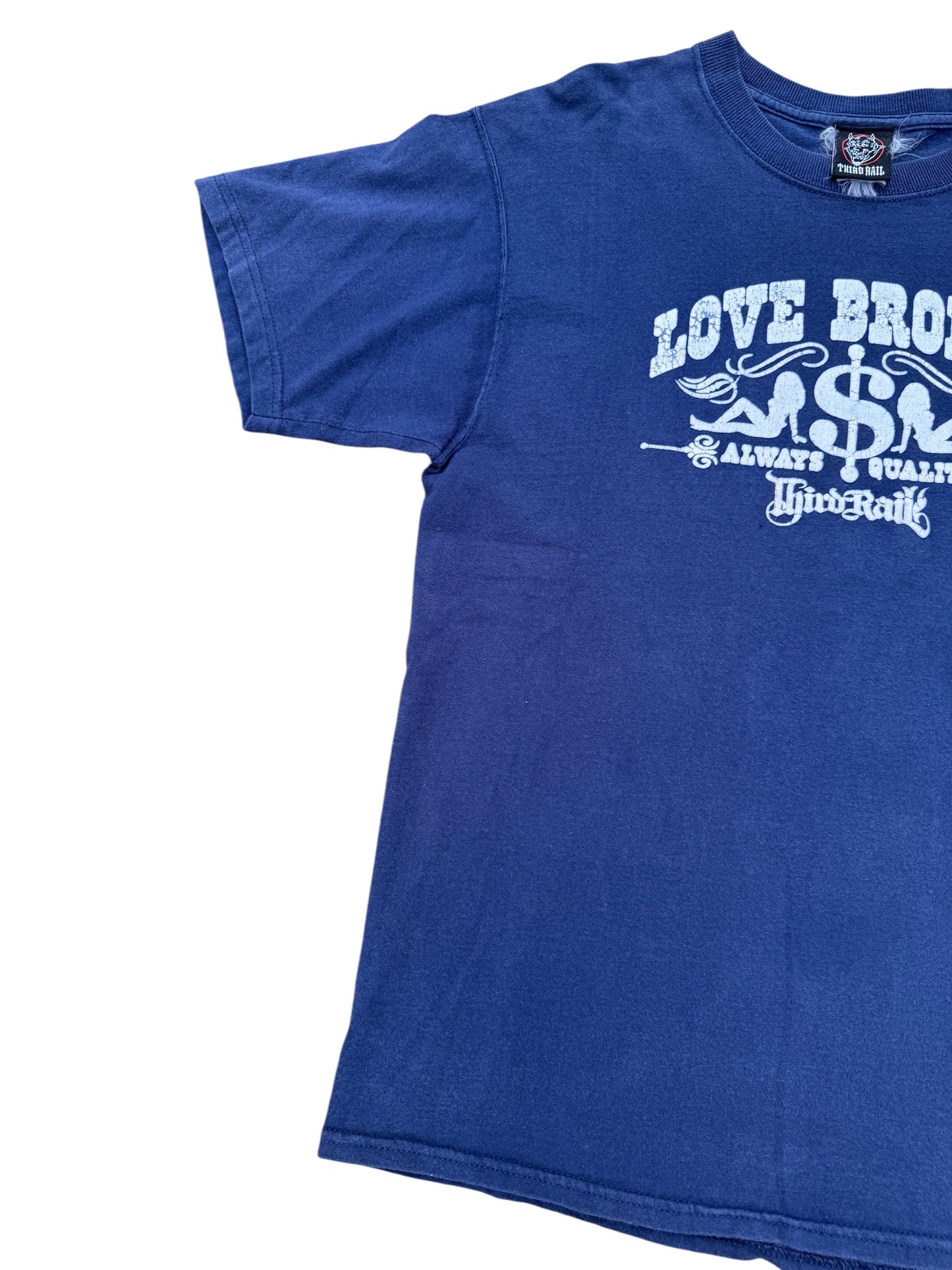 Vintage Third Rail Skateboard “Love Broker Always Quality” Graphic Tshirt