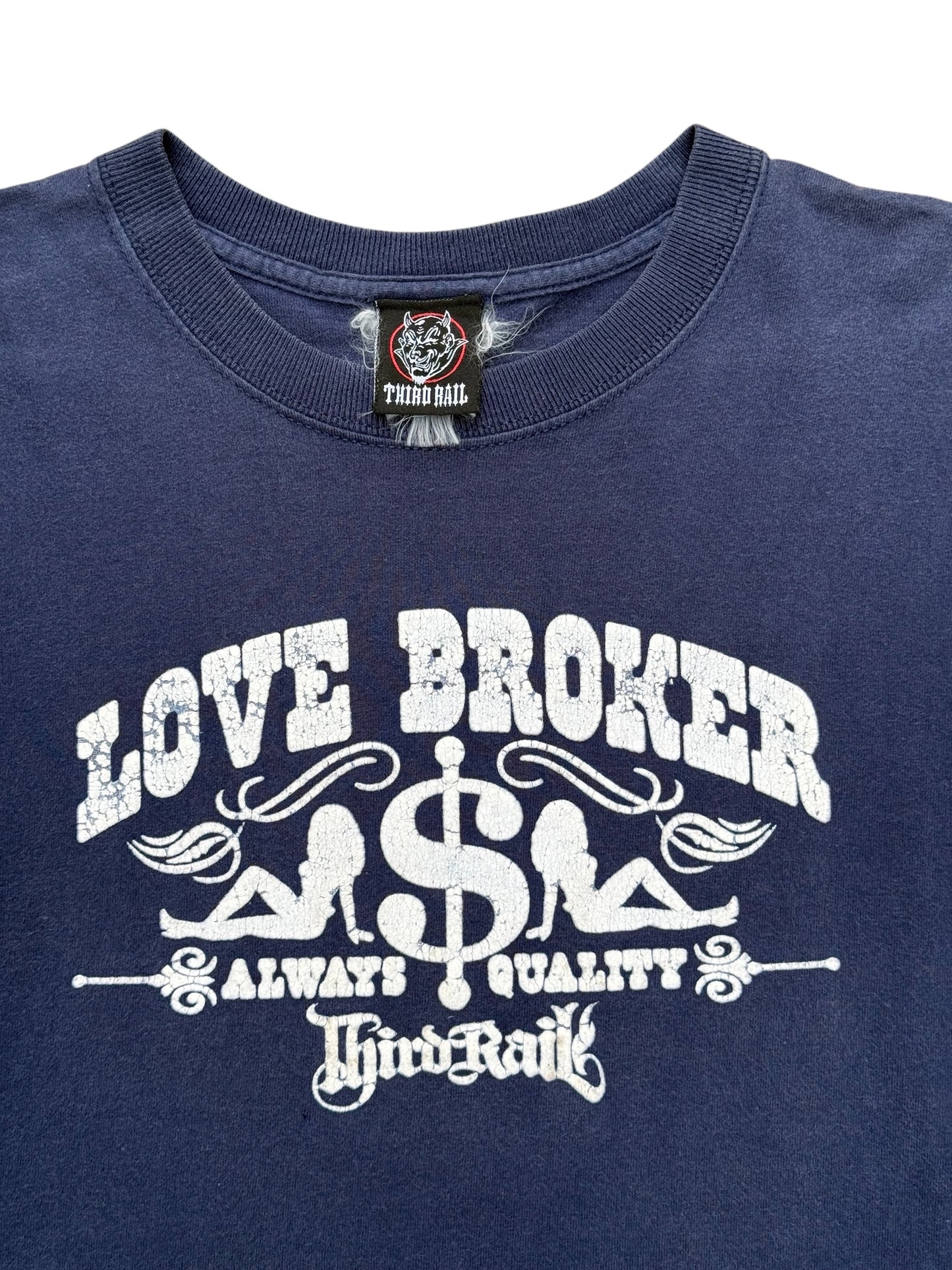 Vintage Third Rail Skateboard “Love Broker Always Quality” Graphic Tshirt