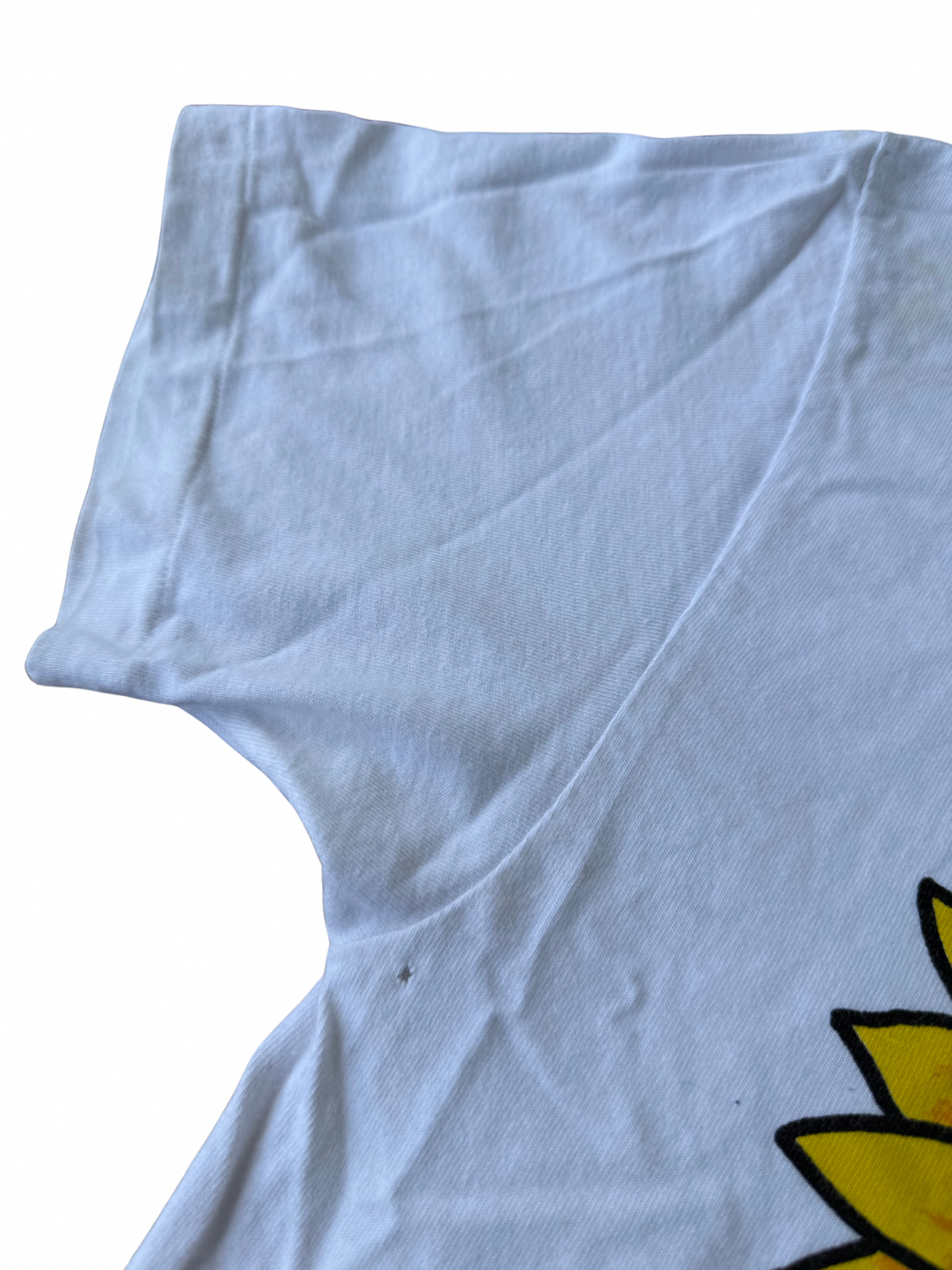 Vintage Crazy Shirt Hawaii “Cat in Sunflower” Crop Tee