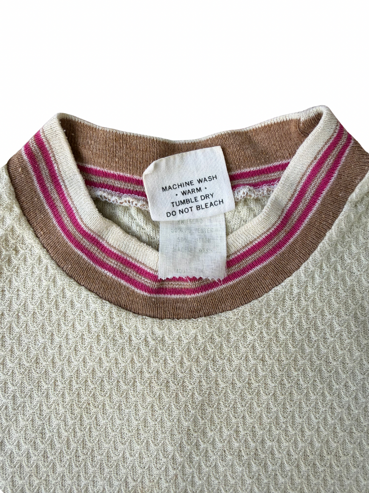 Vintage 1970s Sears “Winnie the Pooh” Waffle Knit Kids Tee
