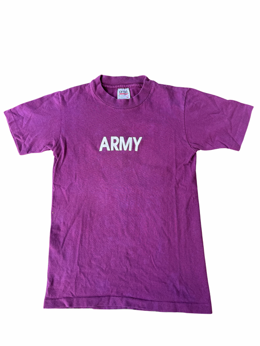 Vintage 1990s Army Block Letter Youth Tee