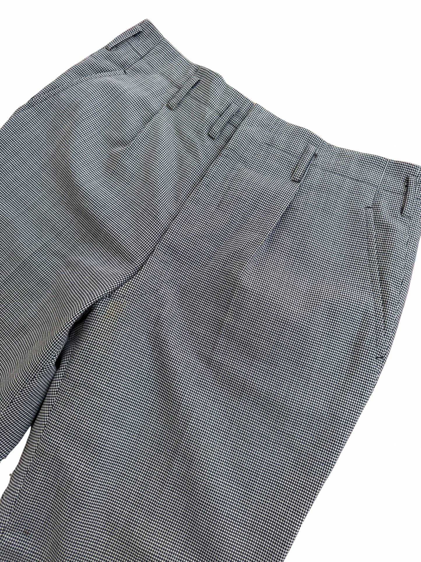 Vintage 1970s Houndstooth Dress Trousers