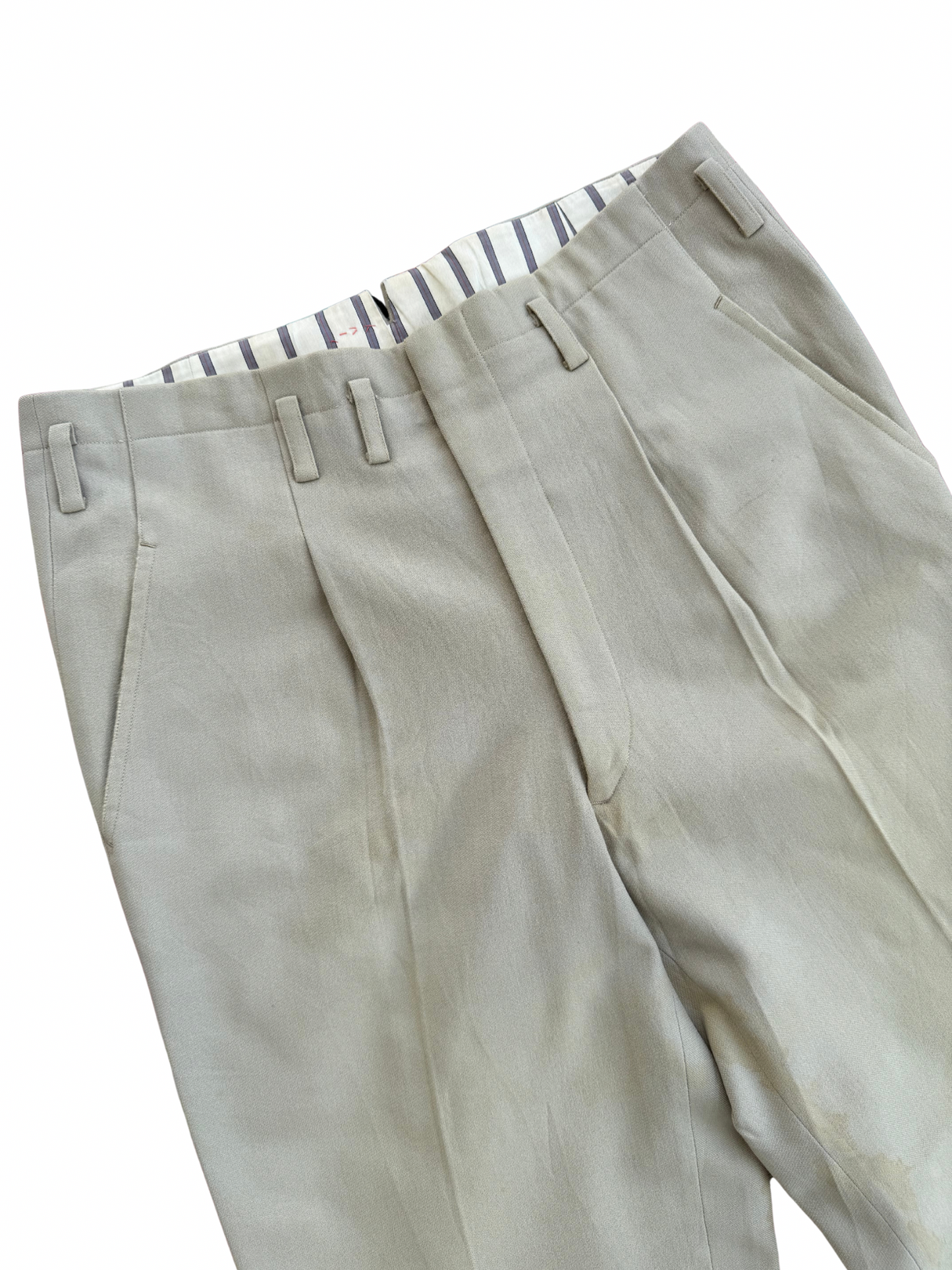 Vintage 1970s Gabardine Dress Trousers