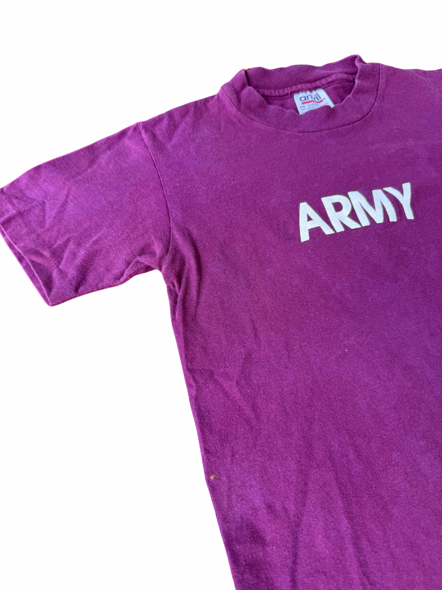 Vintage 1990s Army Block Letter Youth Tee
