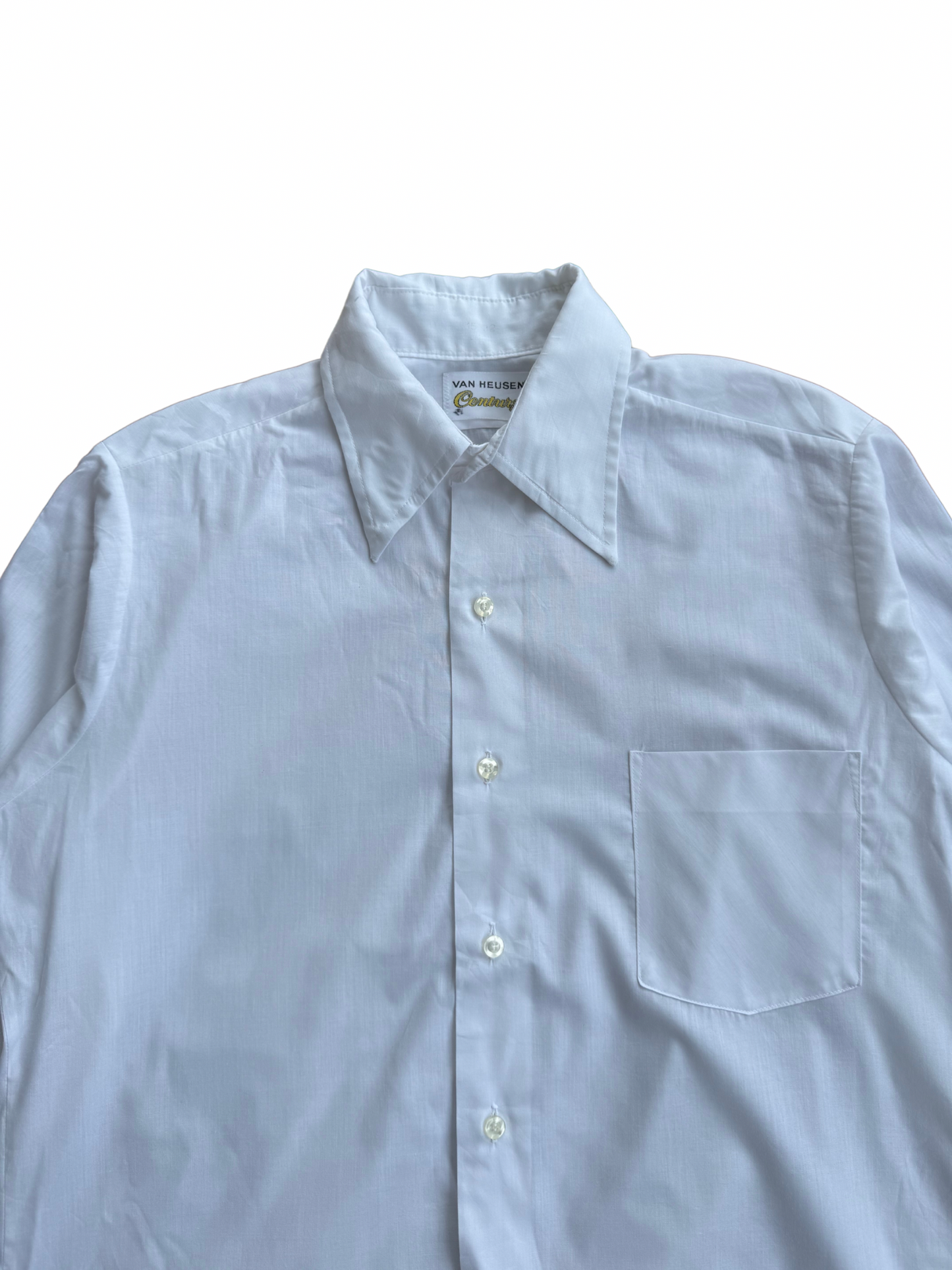 Vintage 1970s Van Heusen Century Long Sleeve Dress Shirt