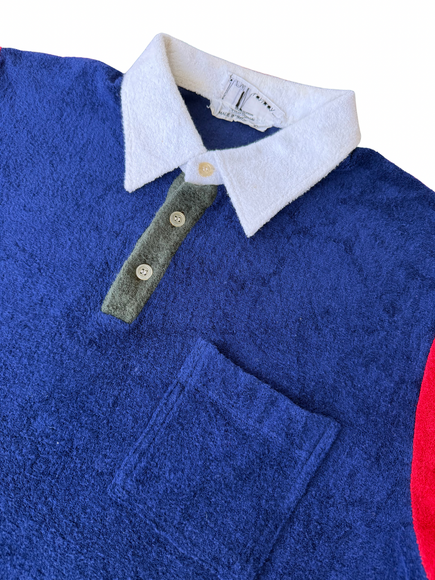 Vintage 1980s Dunhill London Terry Polo Shirt