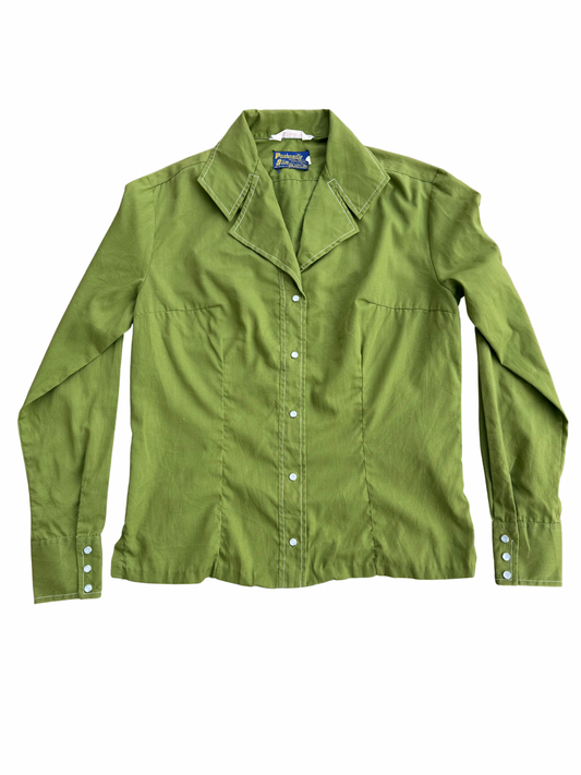 Vintage Panhandle Slim True Western Fit Snap Women Shirt