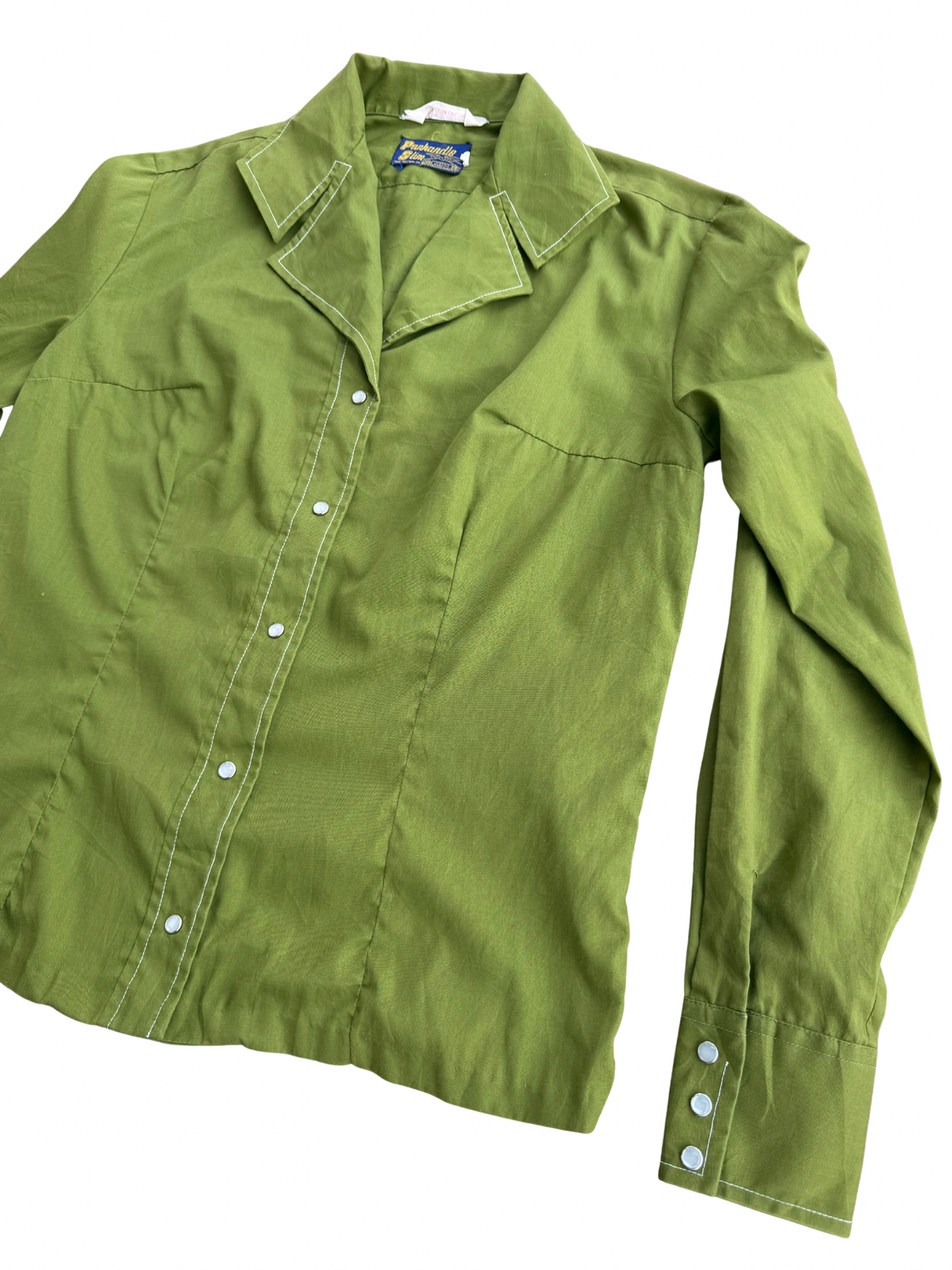 Vintage Panhandle Slim True Western Fit Snap Women Shirt