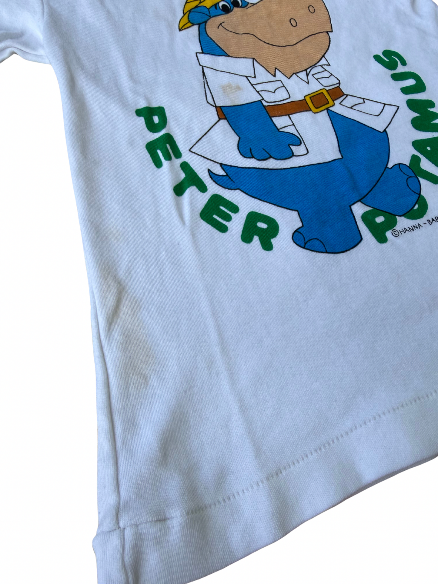 Vintage 1970s Hanna-Barbera “Peter Potamus” Ringer Kids Tee