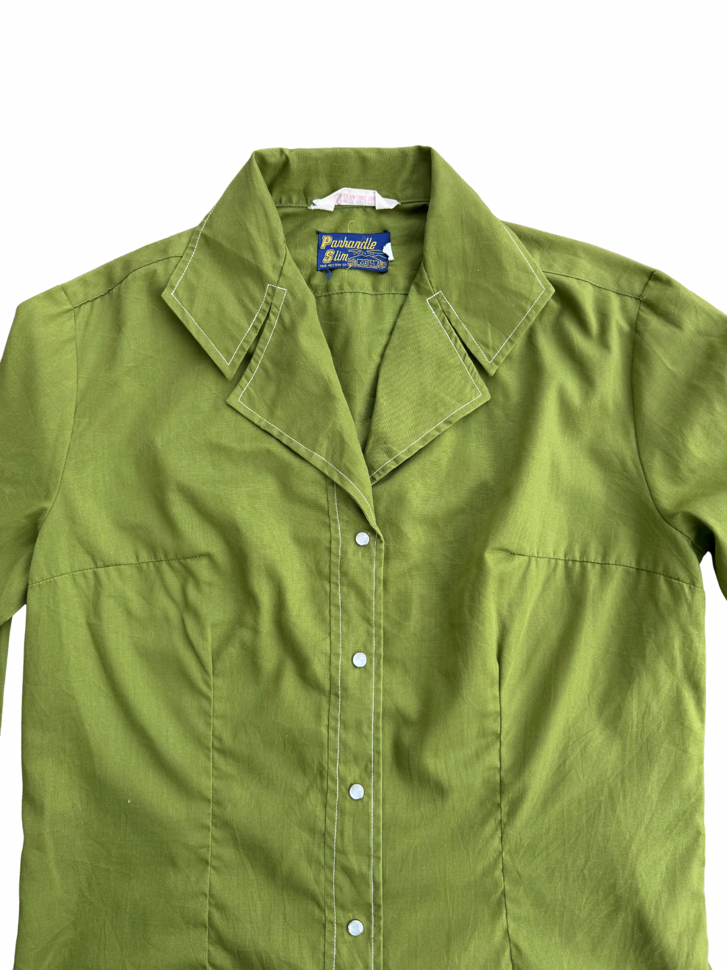 Vintage Panhandle Slim True Western Fit Snap Women Shirt