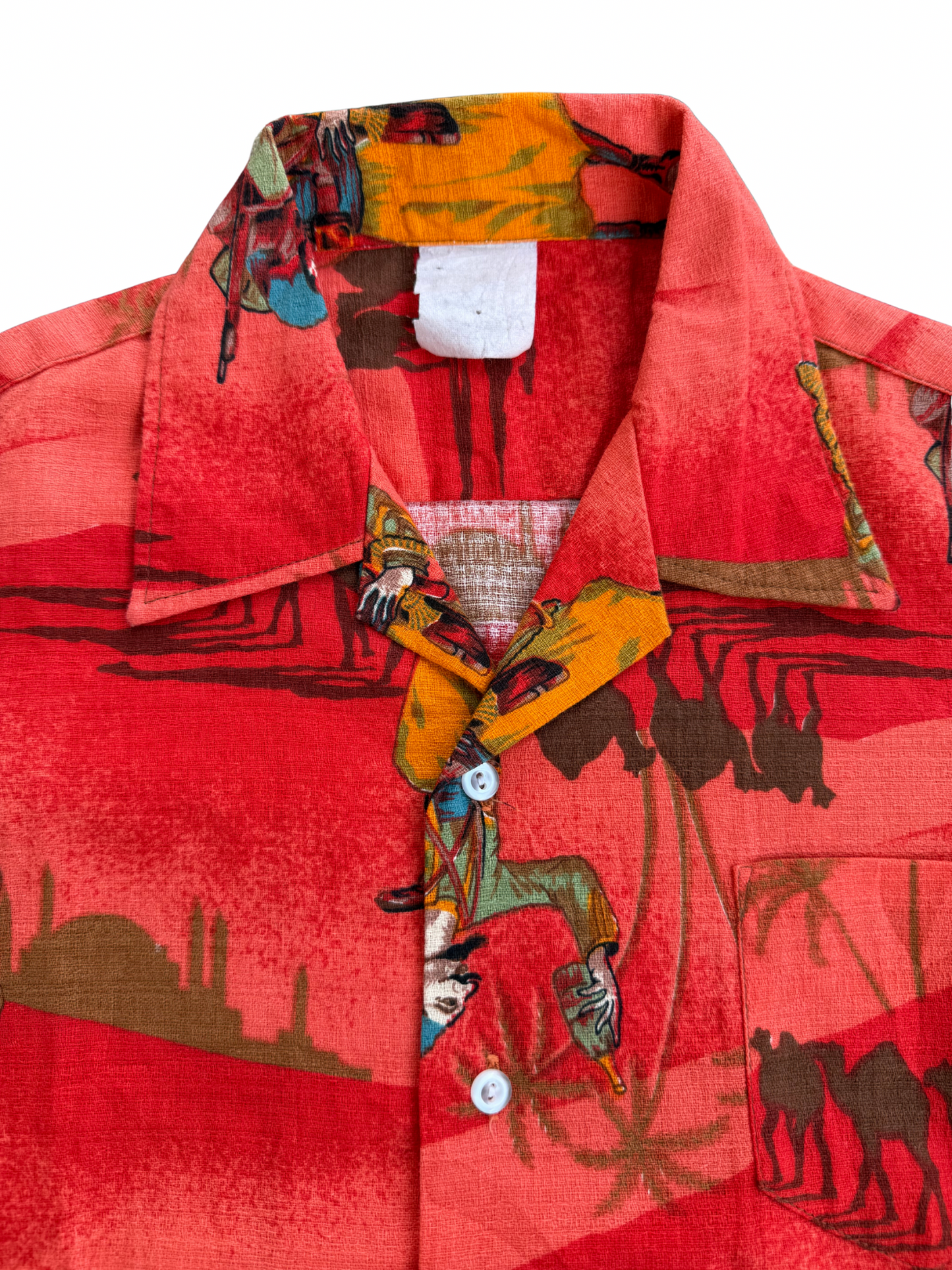 Vintage Mid-Century “Desert Scene” Novelty Print Kids Shirt