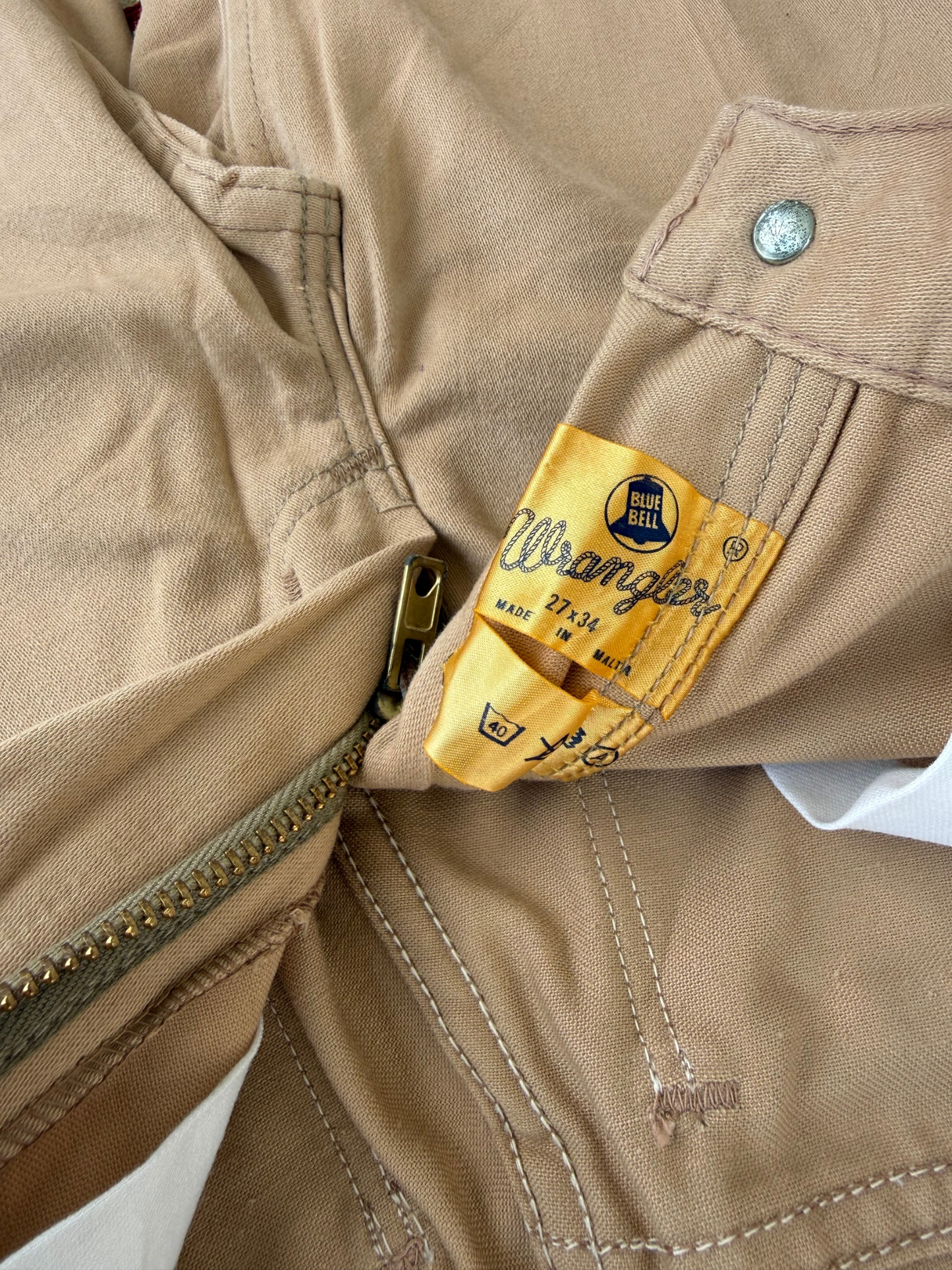 Vintage 1970s Wrangler Blue Bell Flare Pants