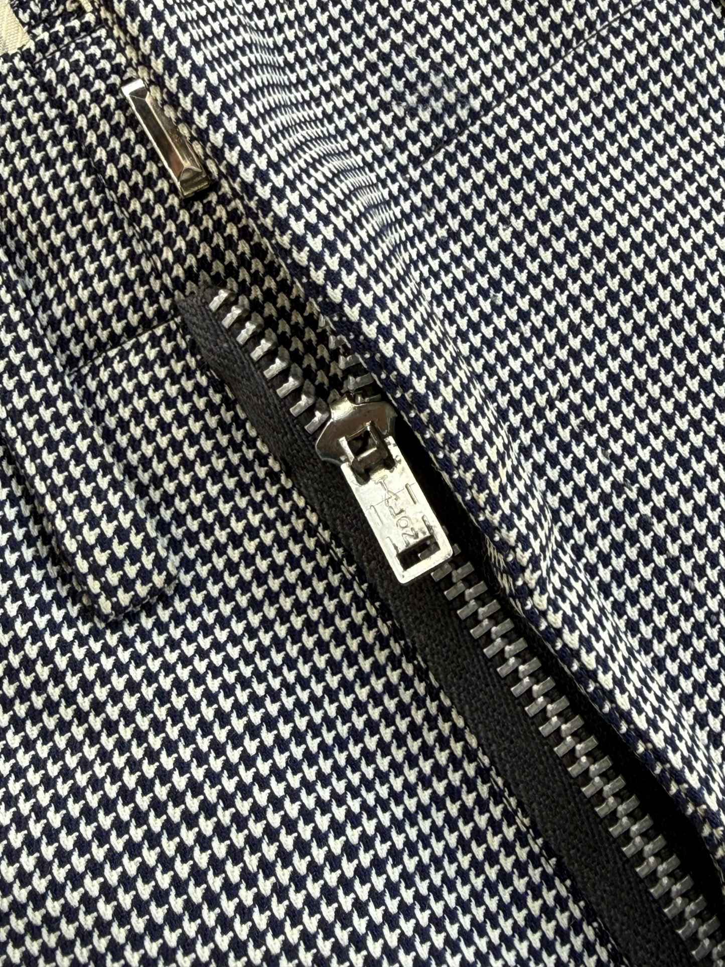 Vintage 1970s Houndstooth Dress Trousers