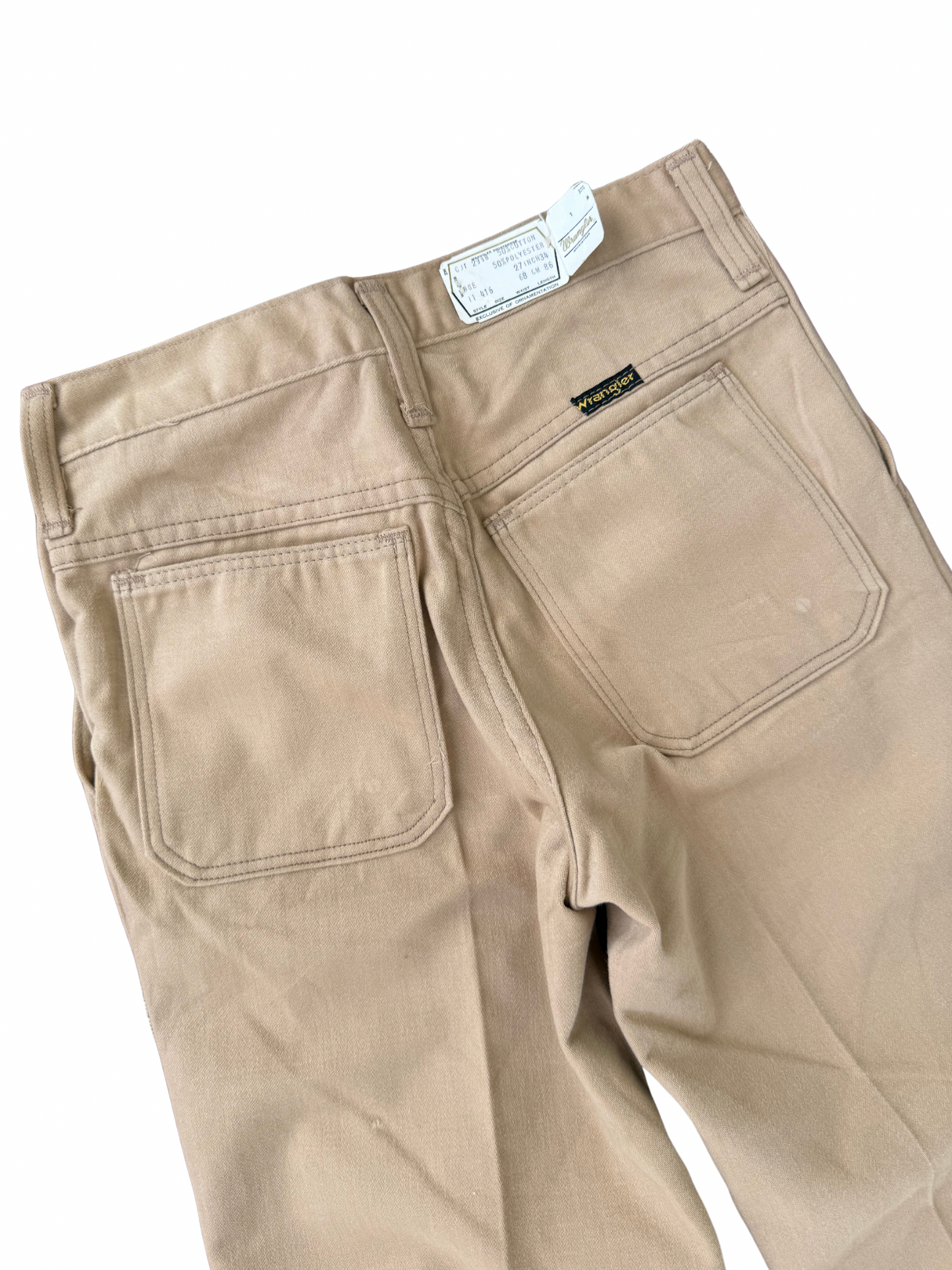 Vintage 1970s Wrangler Blue Bell Flare Pants