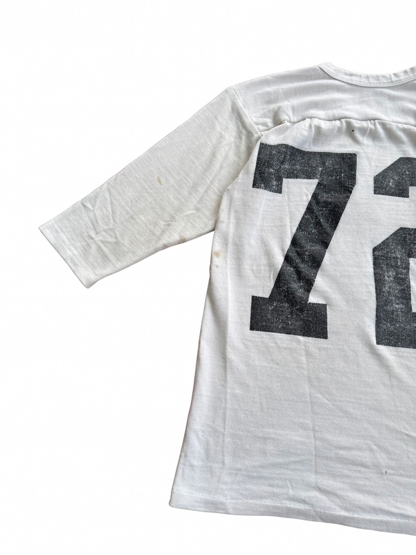 Vintage 1950s-60s Hudson Varsity 3/4 Sleeve Football Tee