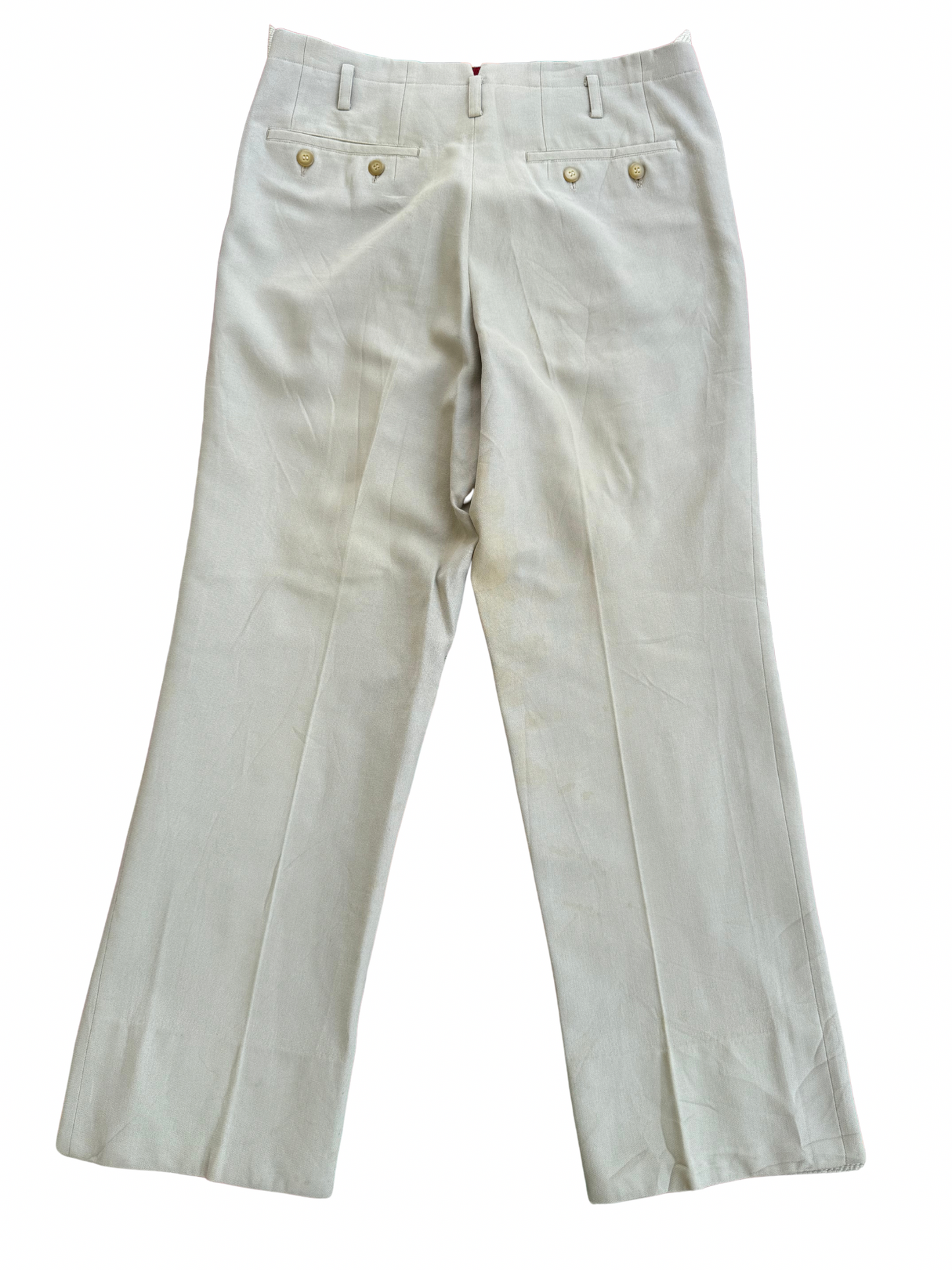 Vintage 1970s Gabardine Dress Trousers