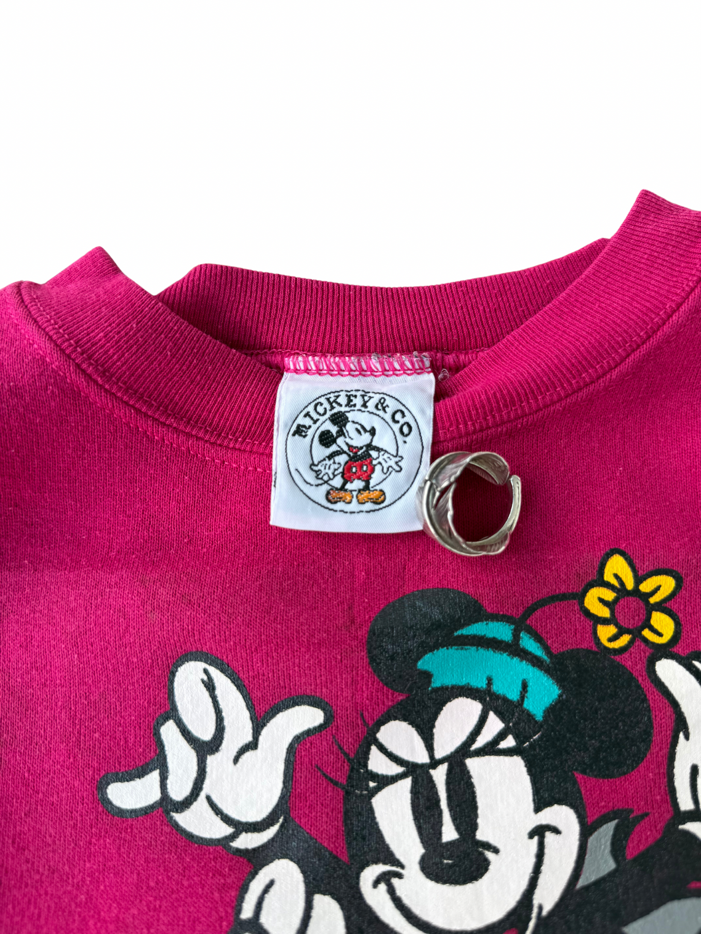 Vintage 1990s Mickey & Co. “Double-Sided Characters” Kids Sweatshirt