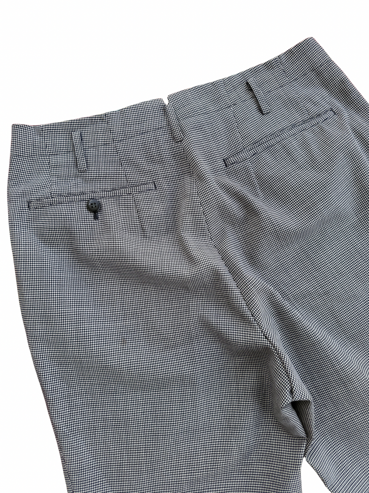Vintage 1970s Houndstooth Dress Trousers